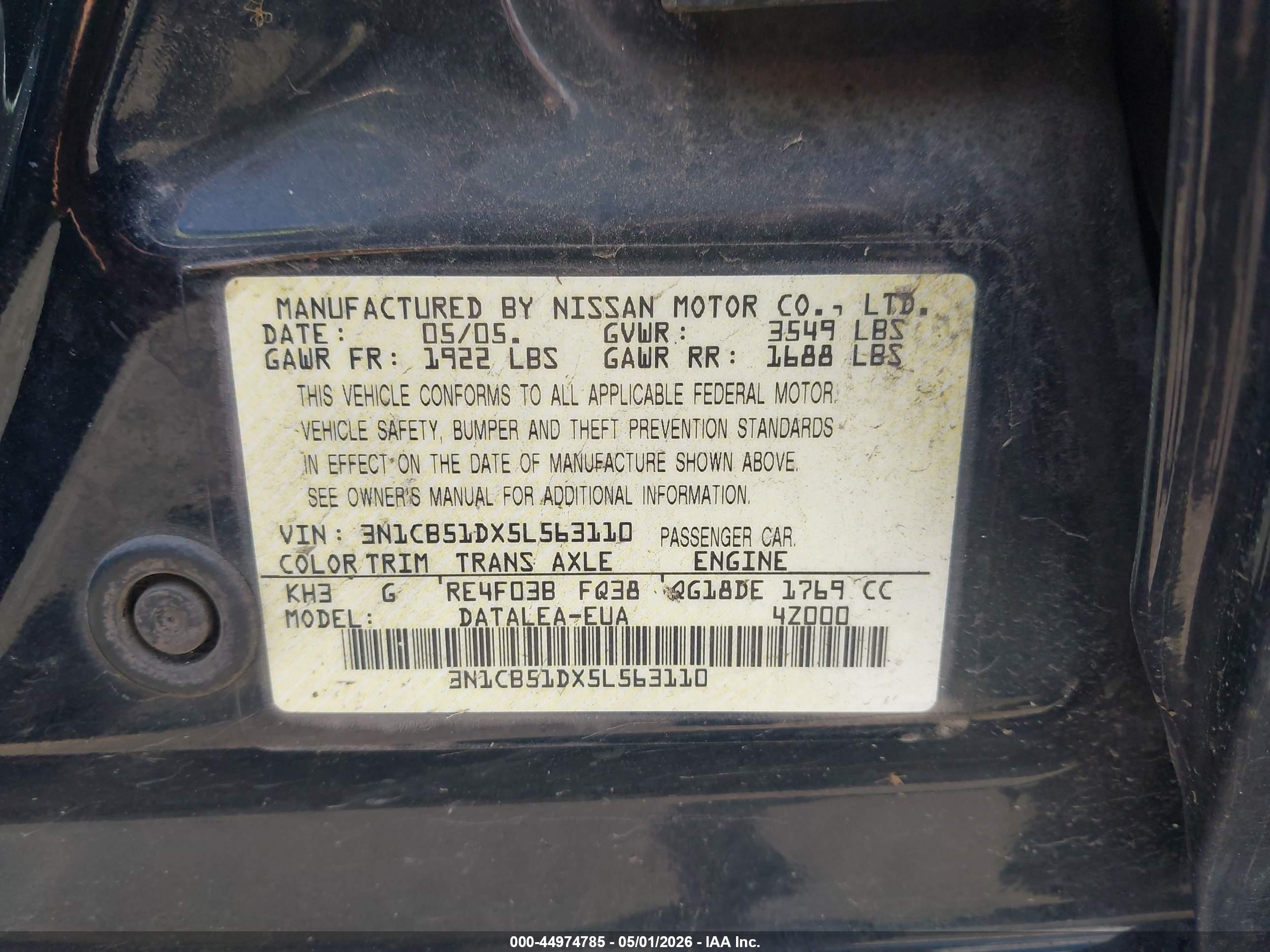 NISSAN SENTRA image 9