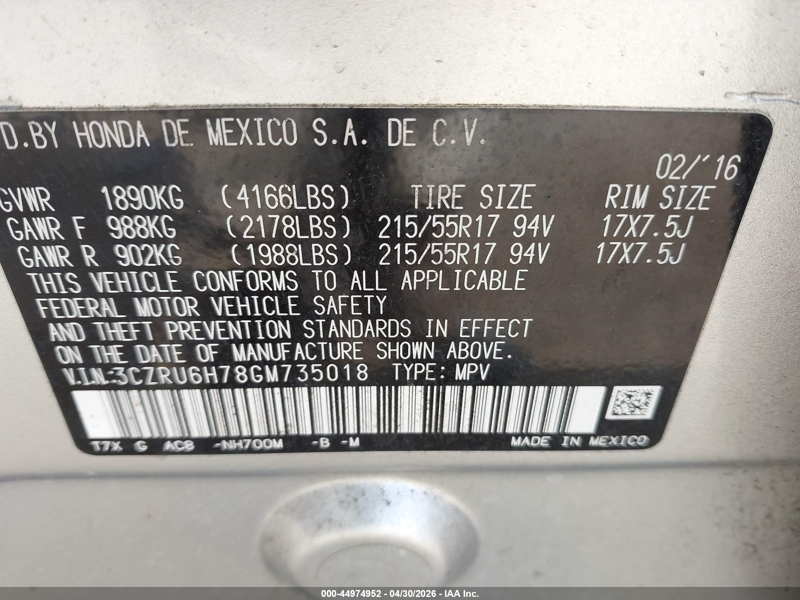 HONDA HR-V image 9