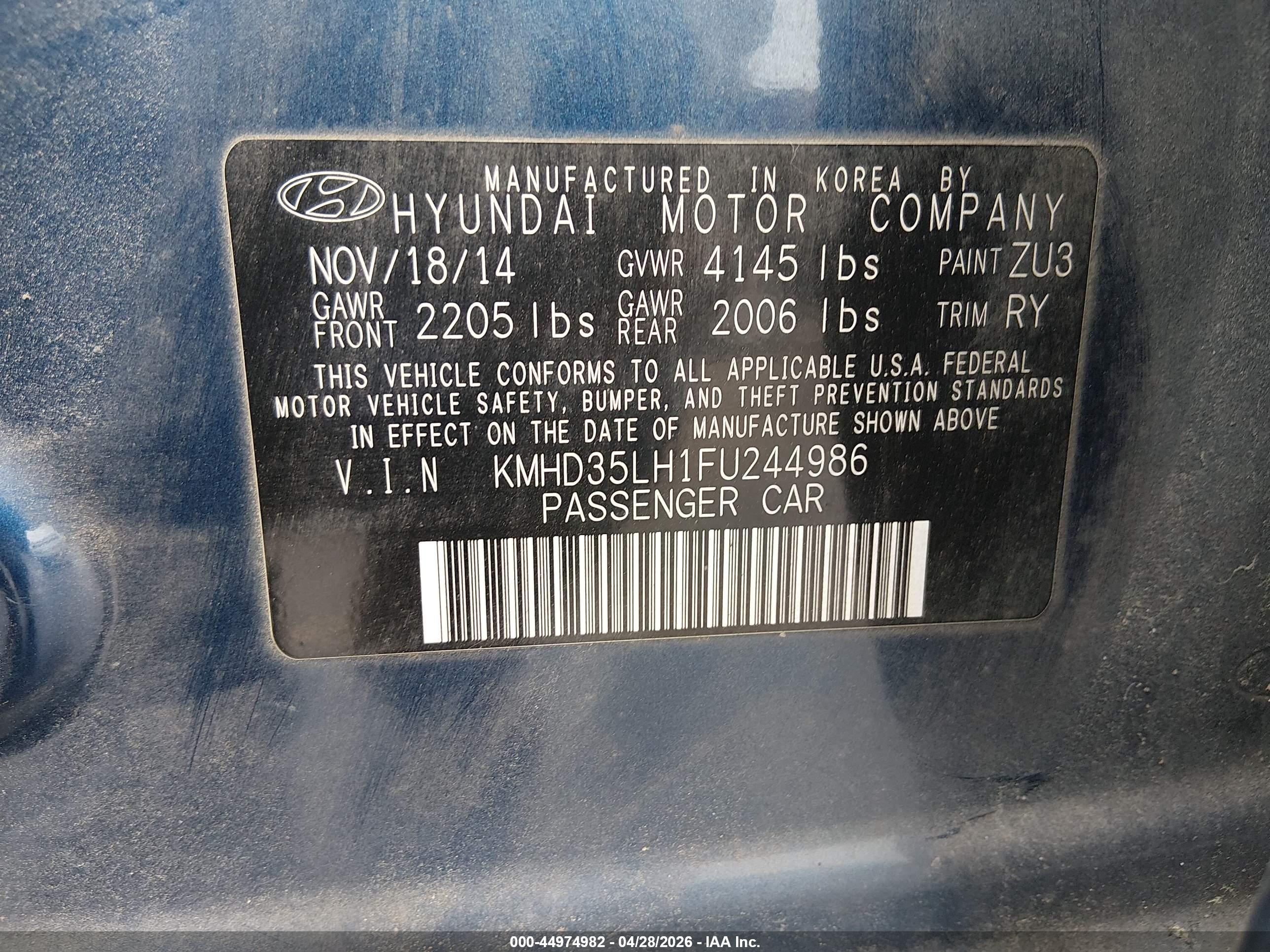 HYUNDAI ELANTRA image 9