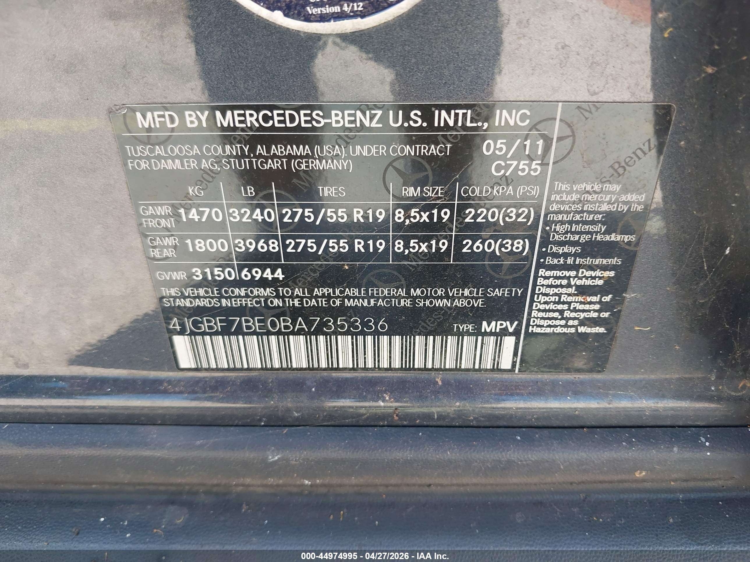MERCEDES-BENZ GL image 9