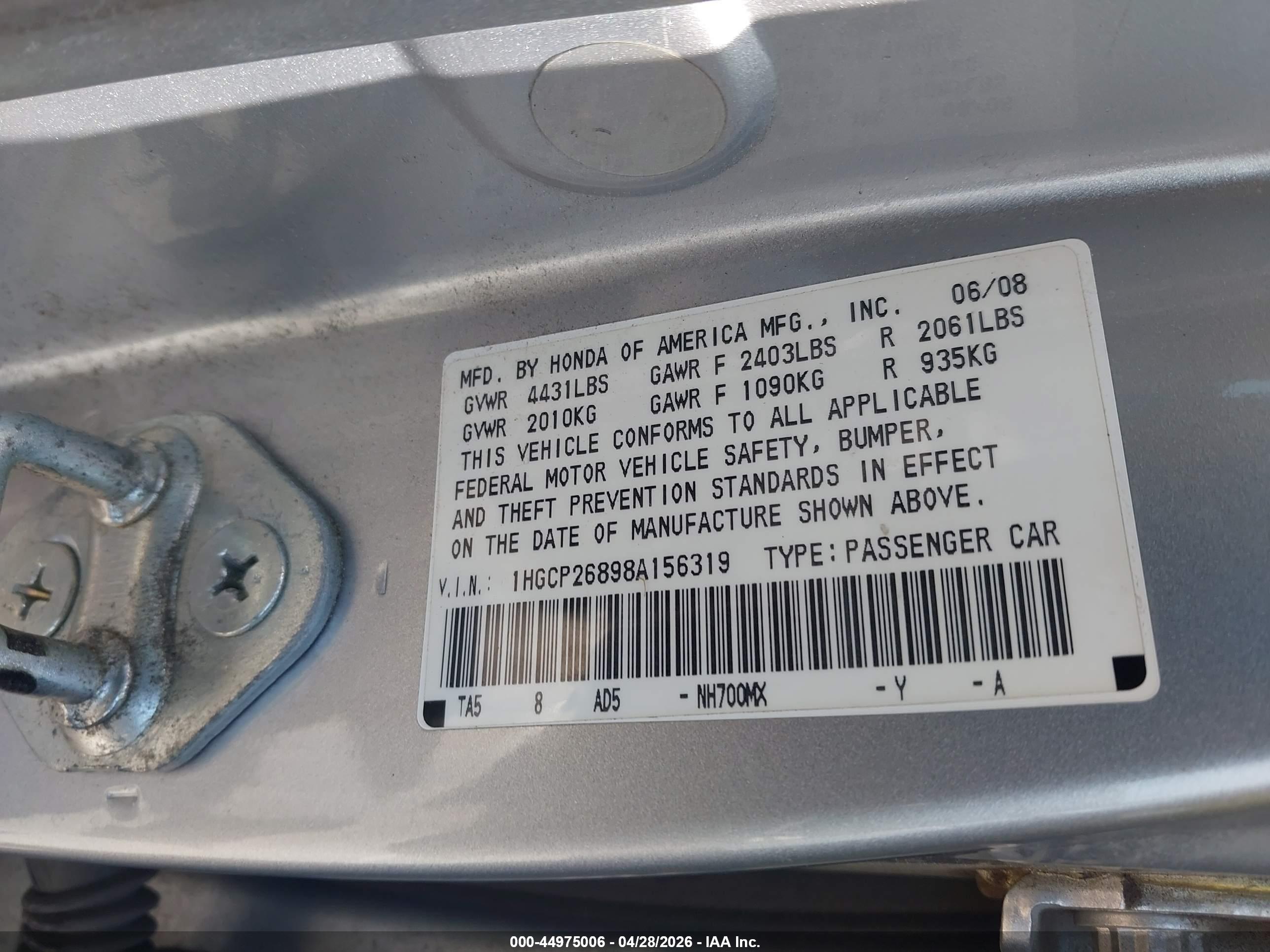 HONDA ACCORD image 9