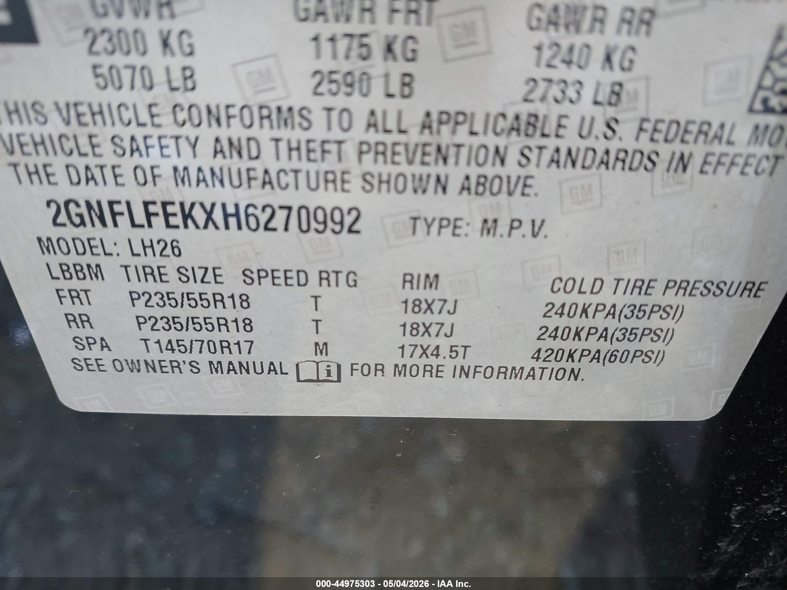 CHEVROLET EQUINOX image 9