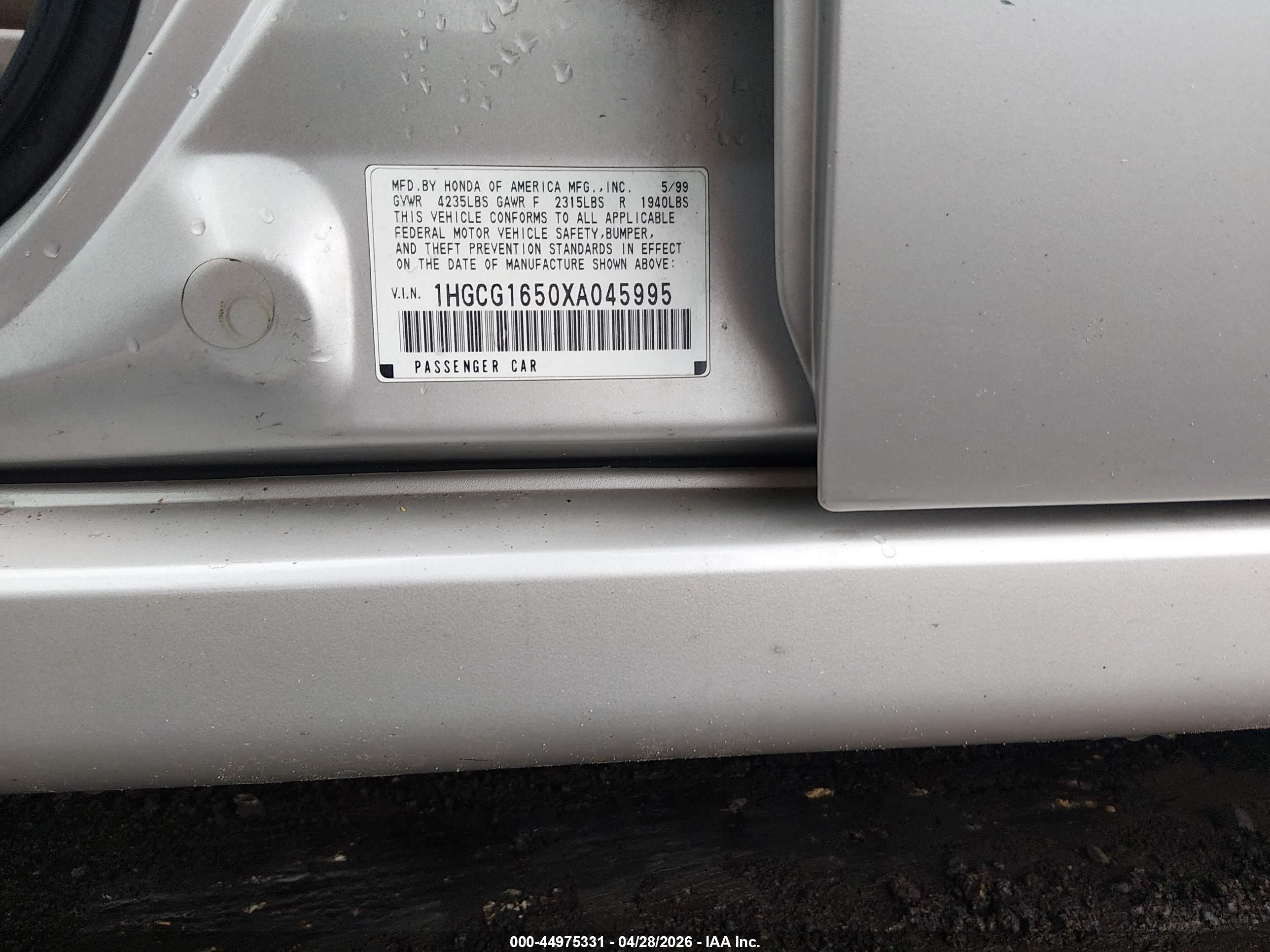 HONDA ACCORD image 9
