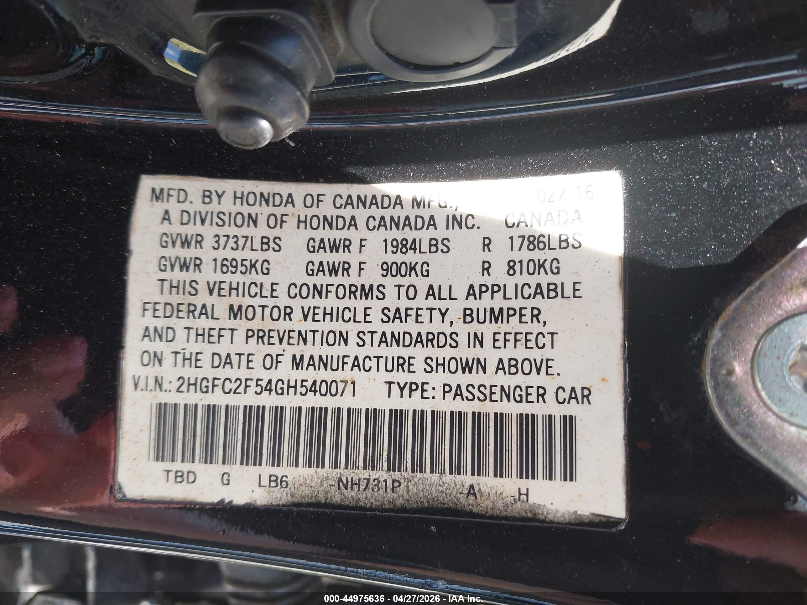HONDA CIVIC image 9