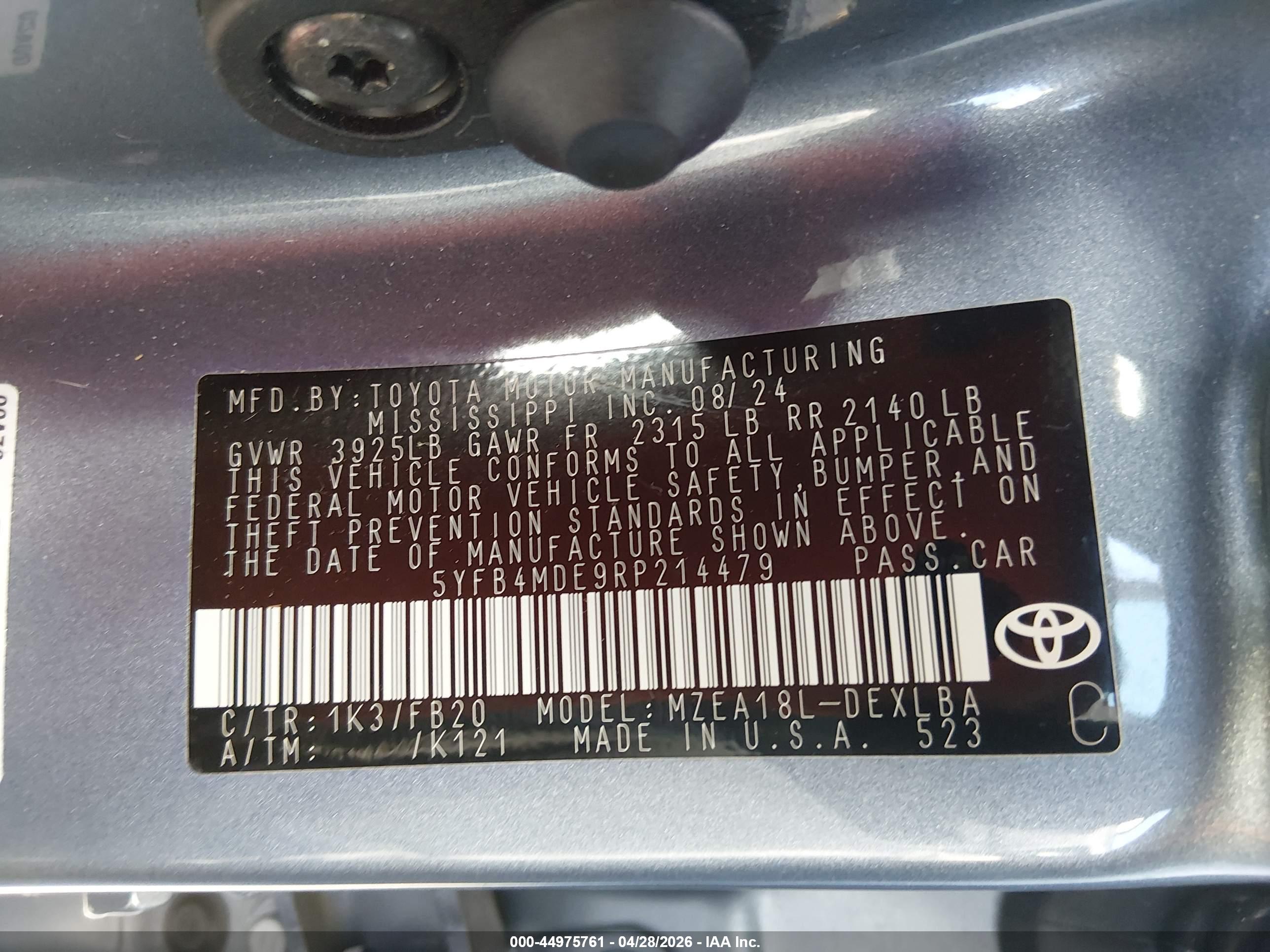 TOYOTA COROLLA image 9