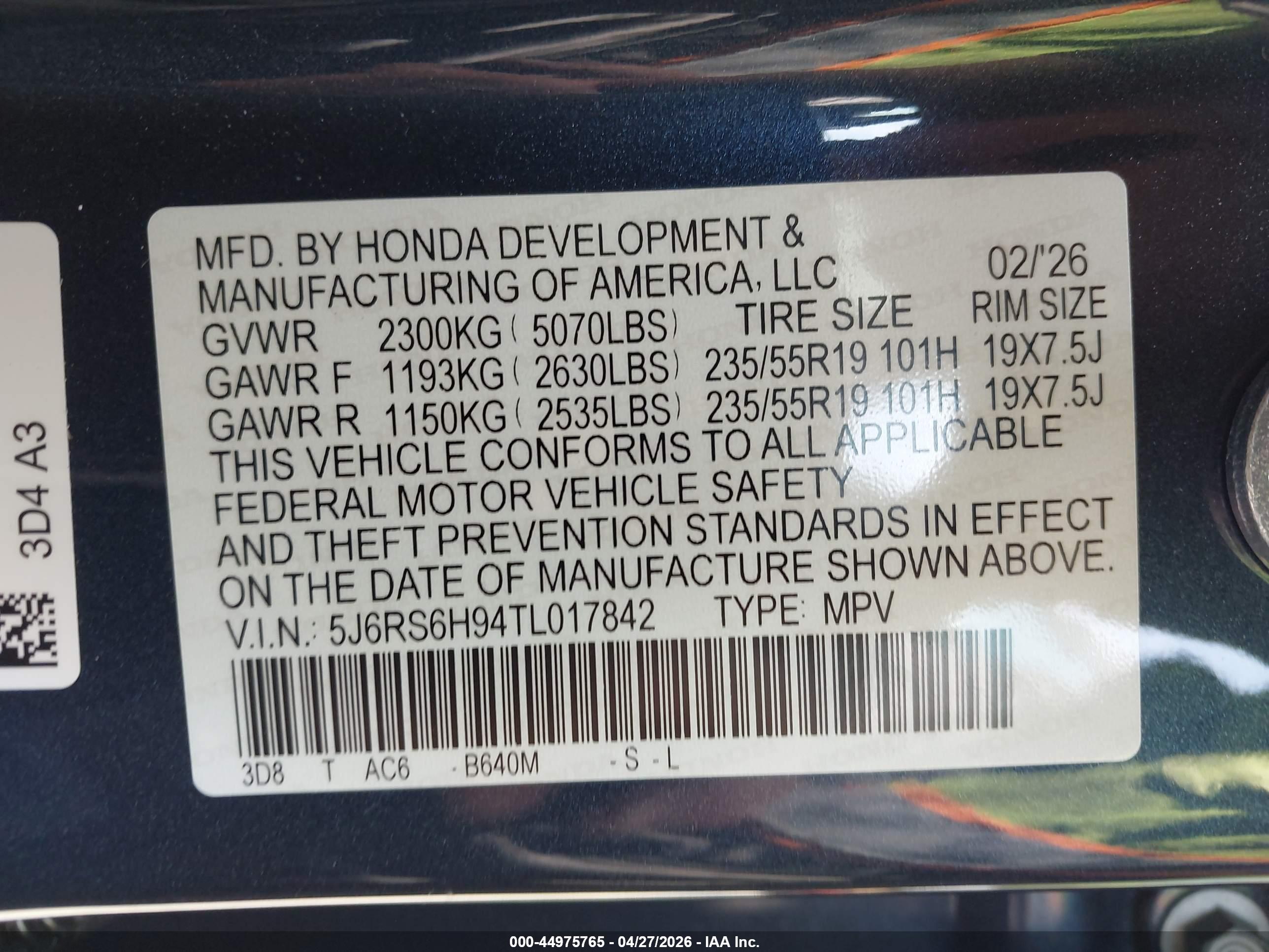 HONDA CR-V image 9