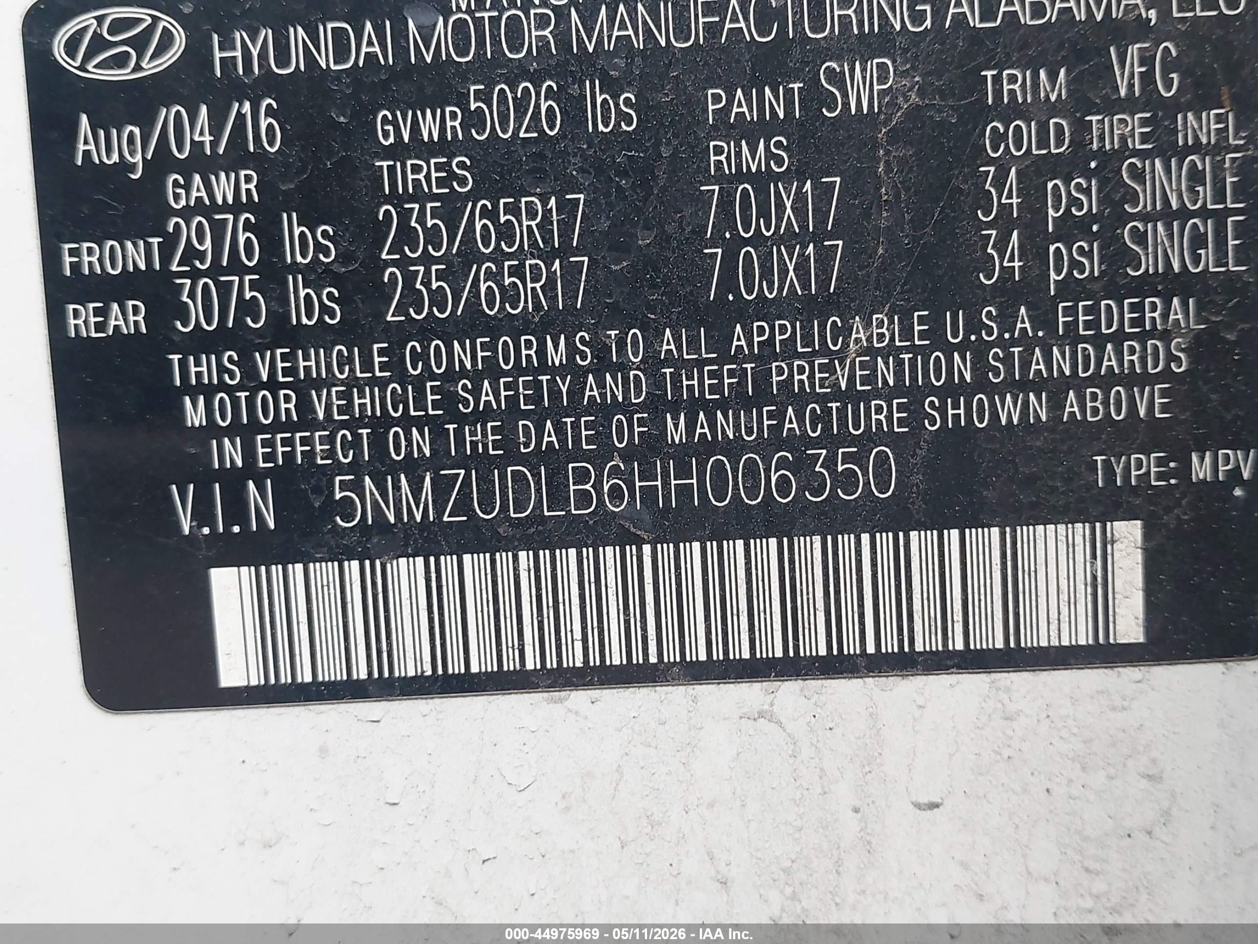 HYUNDAI SANTA image 9