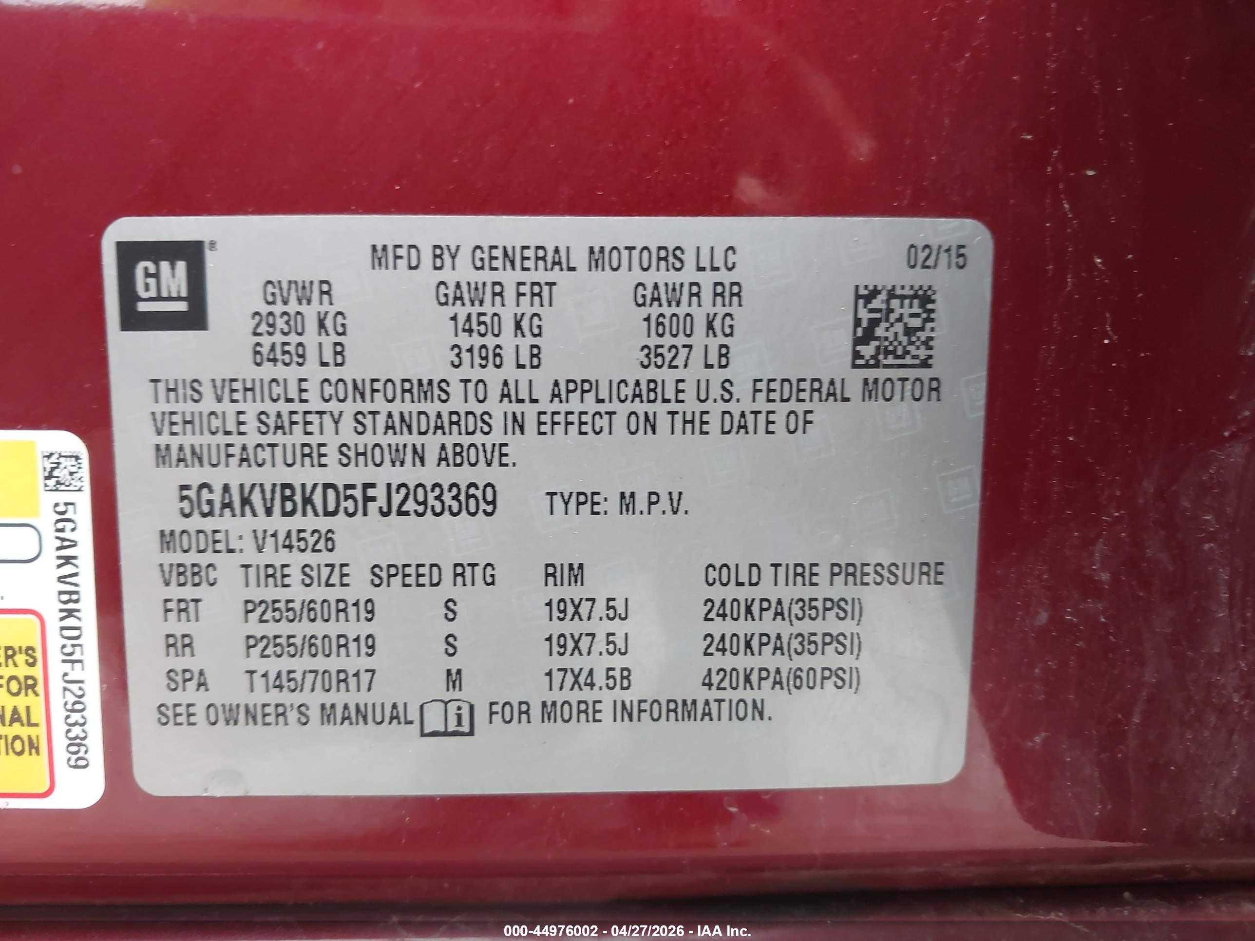 BUICK ENCLAVE image 9