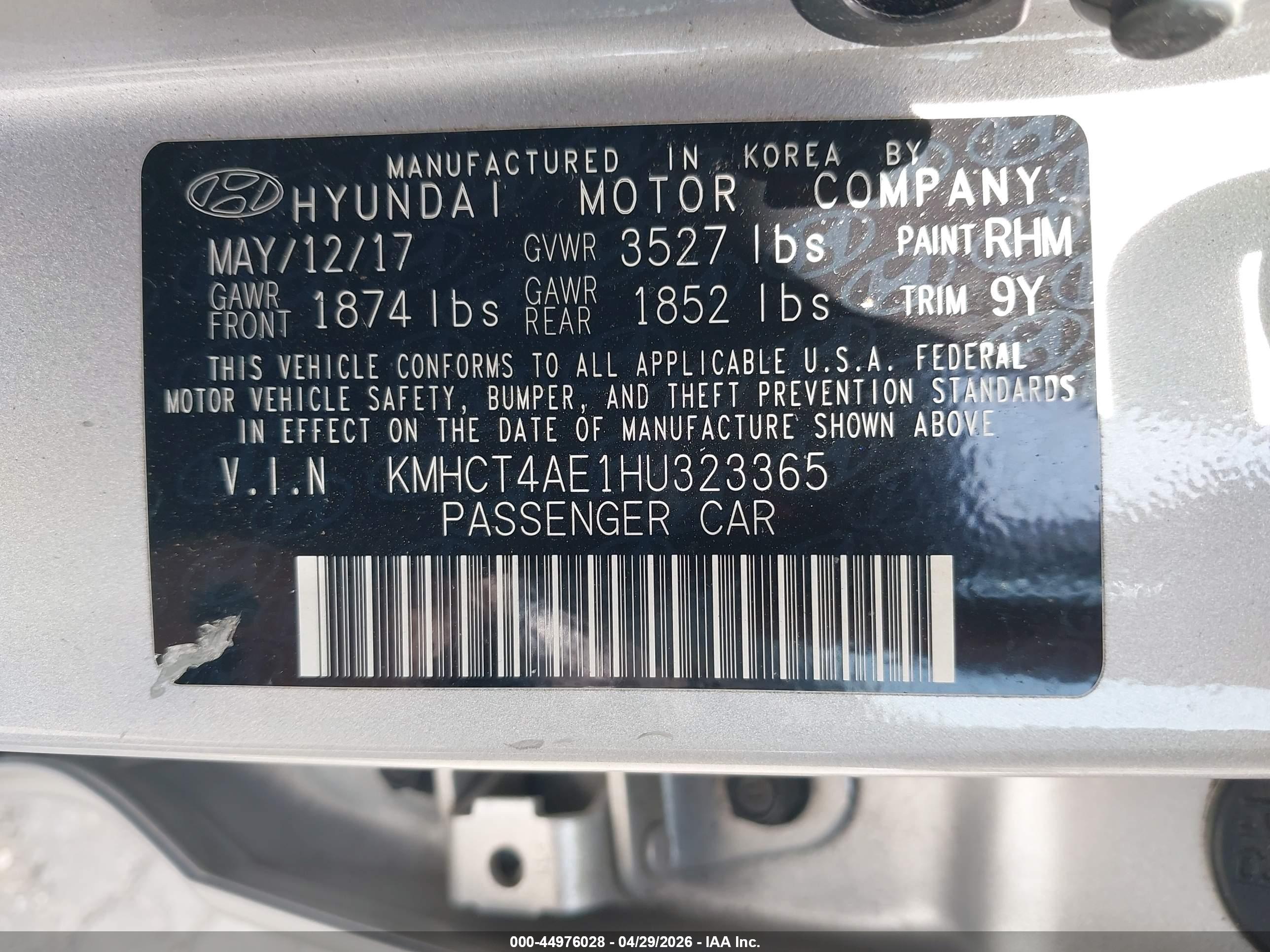 HYUNDAI ACCENT image 9