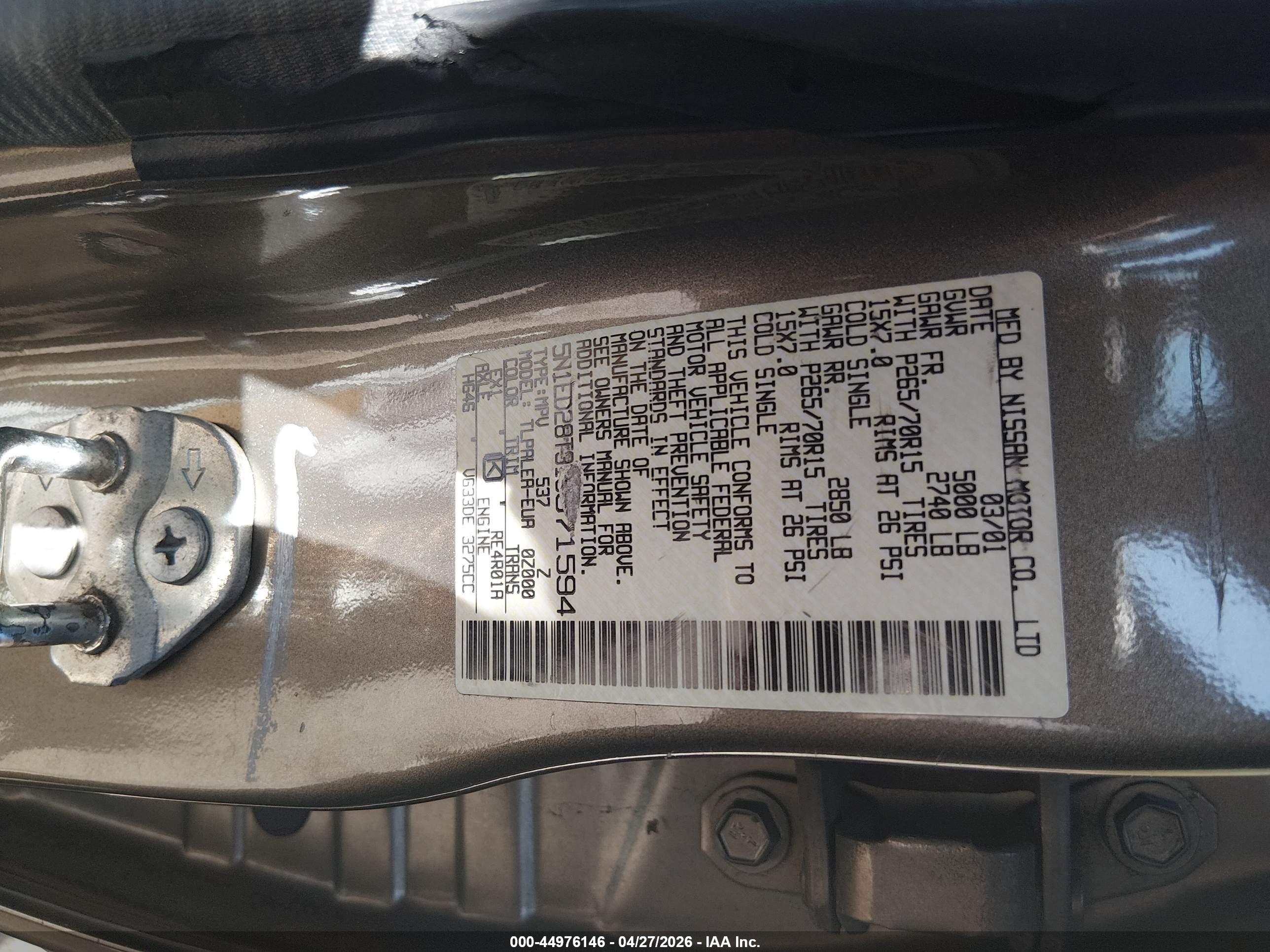 NISSAN XTERRA image 9