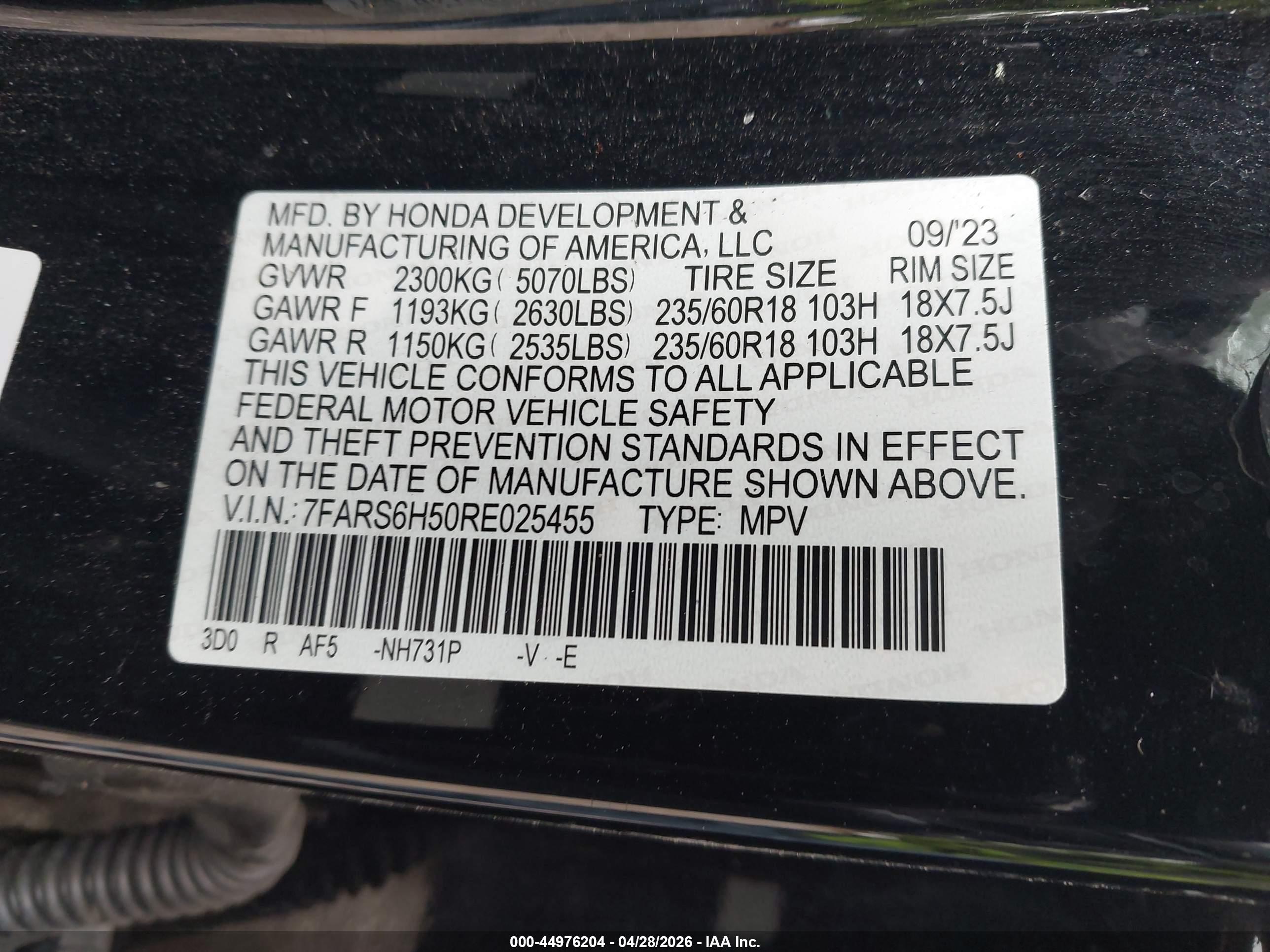 HONDA CR-V image 9