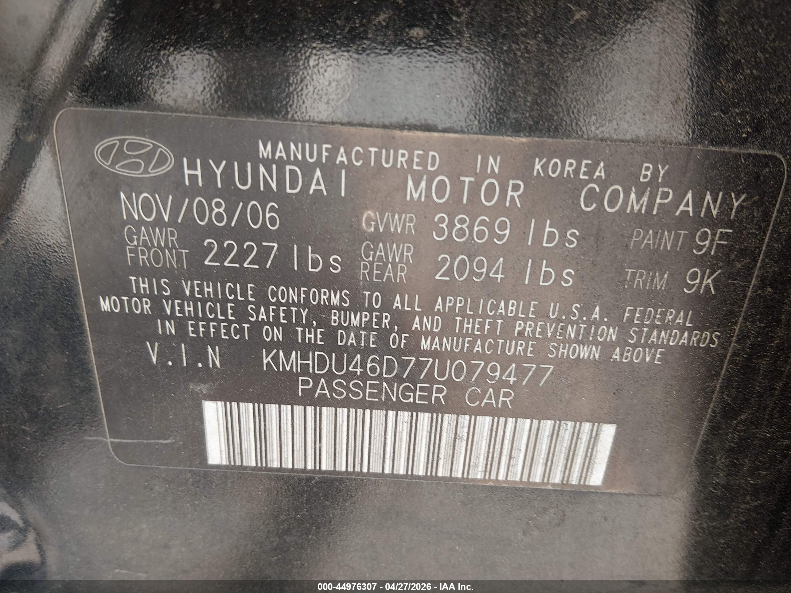 HYUNDAI ELANTRA image 9