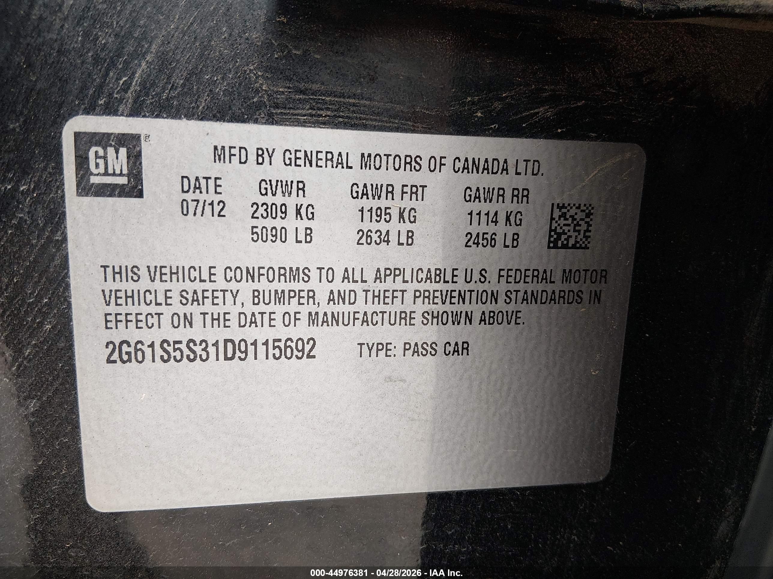 CADILLAC XTS image 9