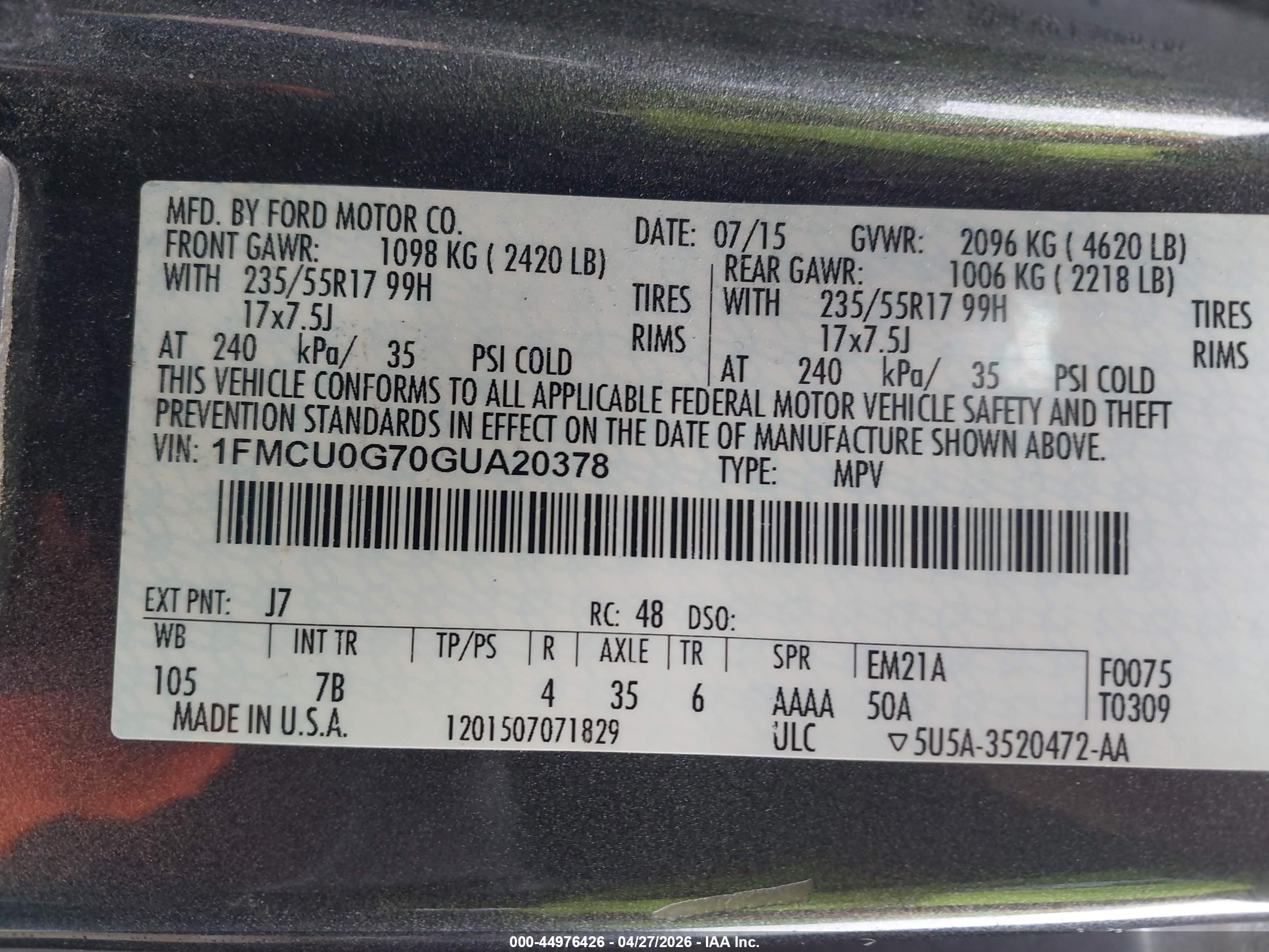FORD ESCAPE image 9