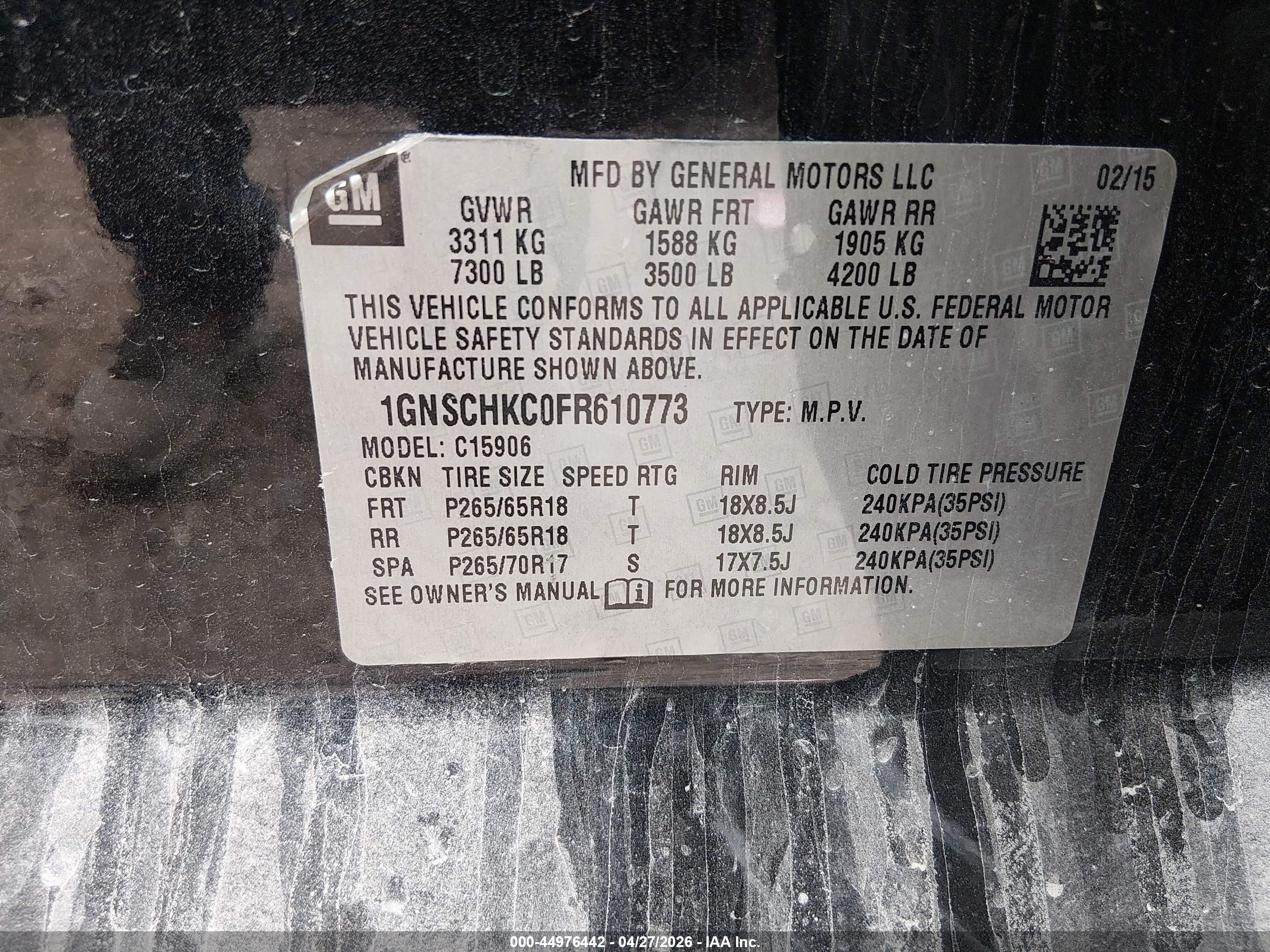 CHEVROLET SUBURBAN image 9