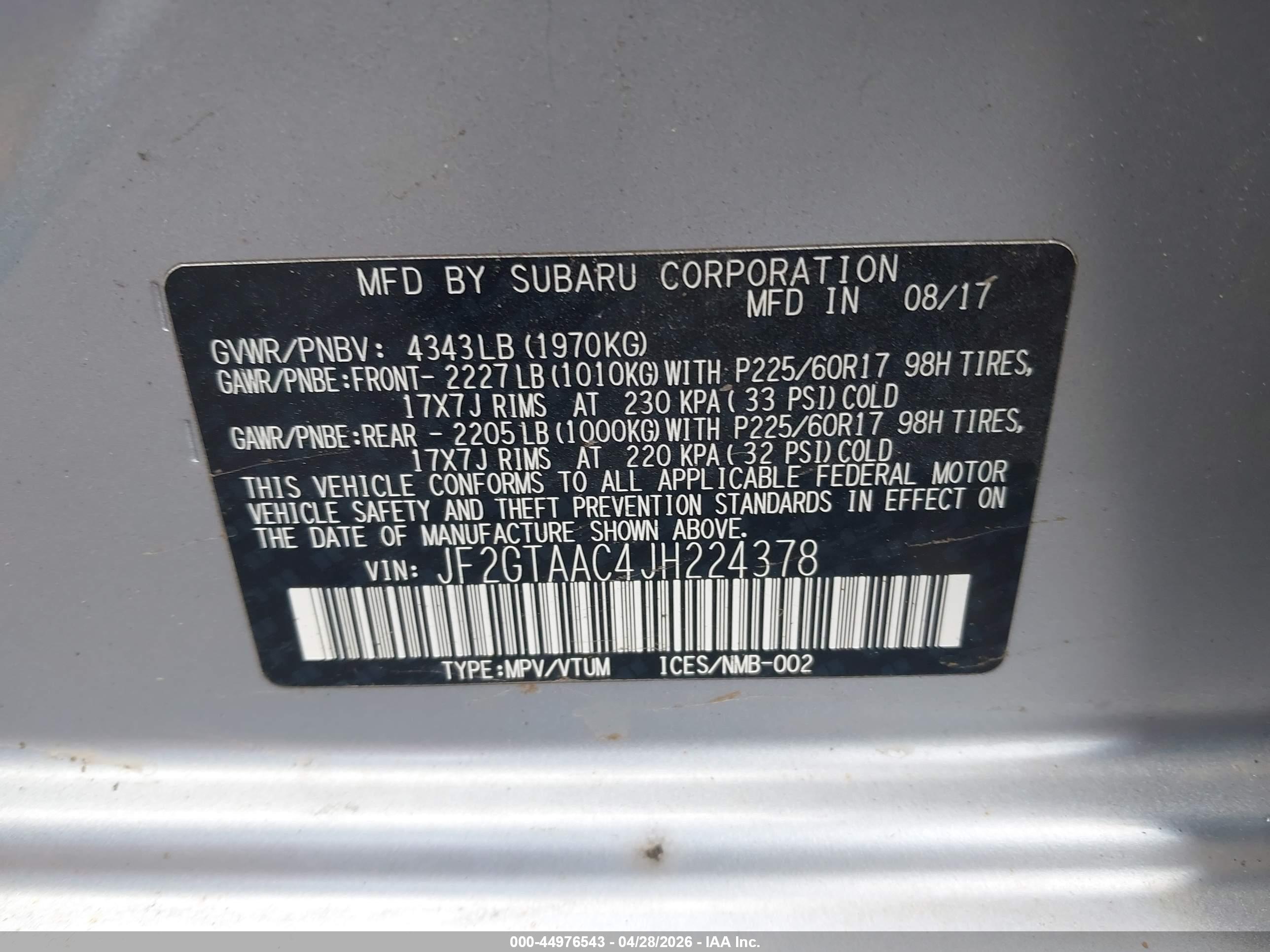 SUBARU CROSSTREK image 9