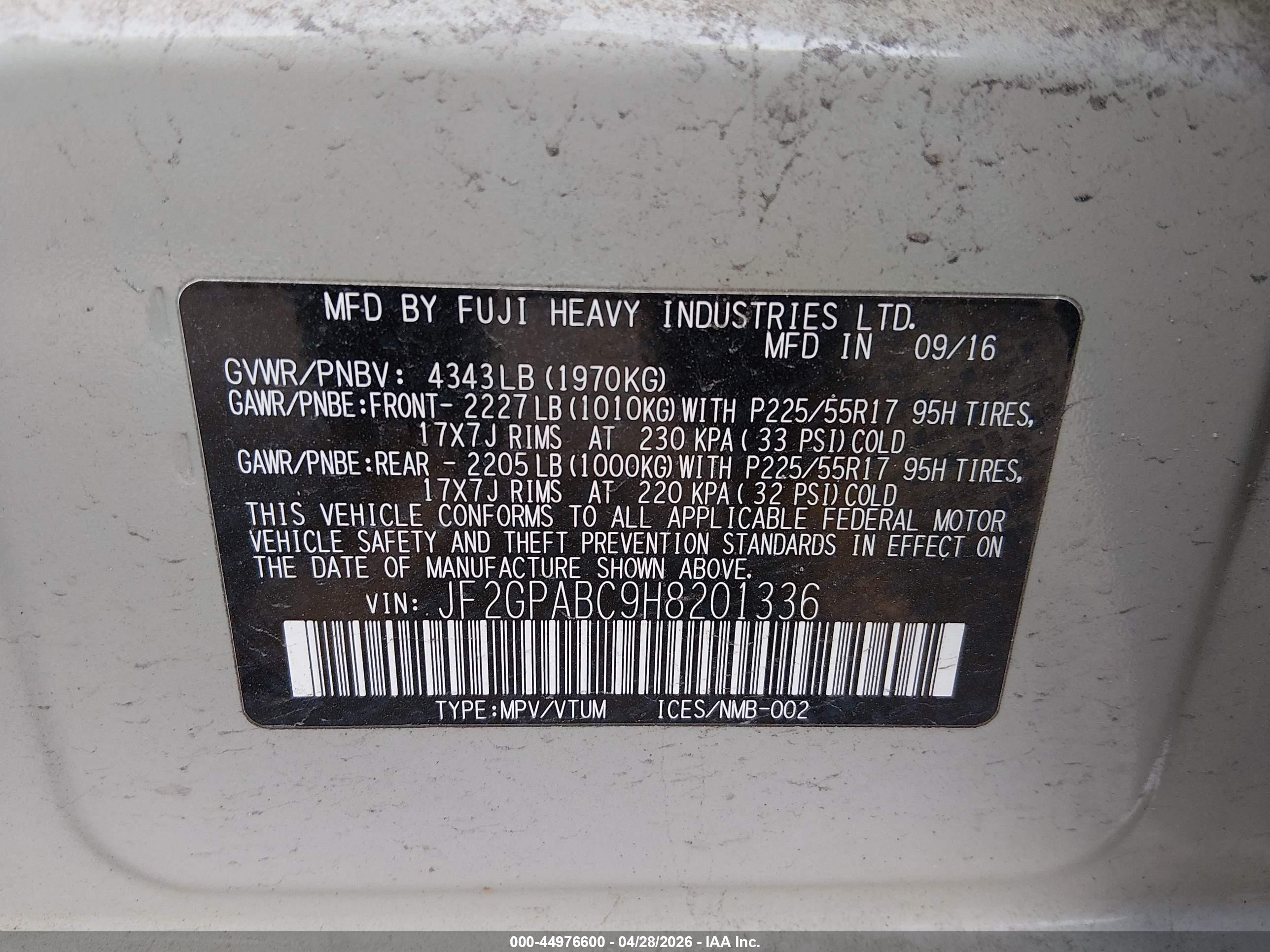 SUBARU CROSSTREK image 9