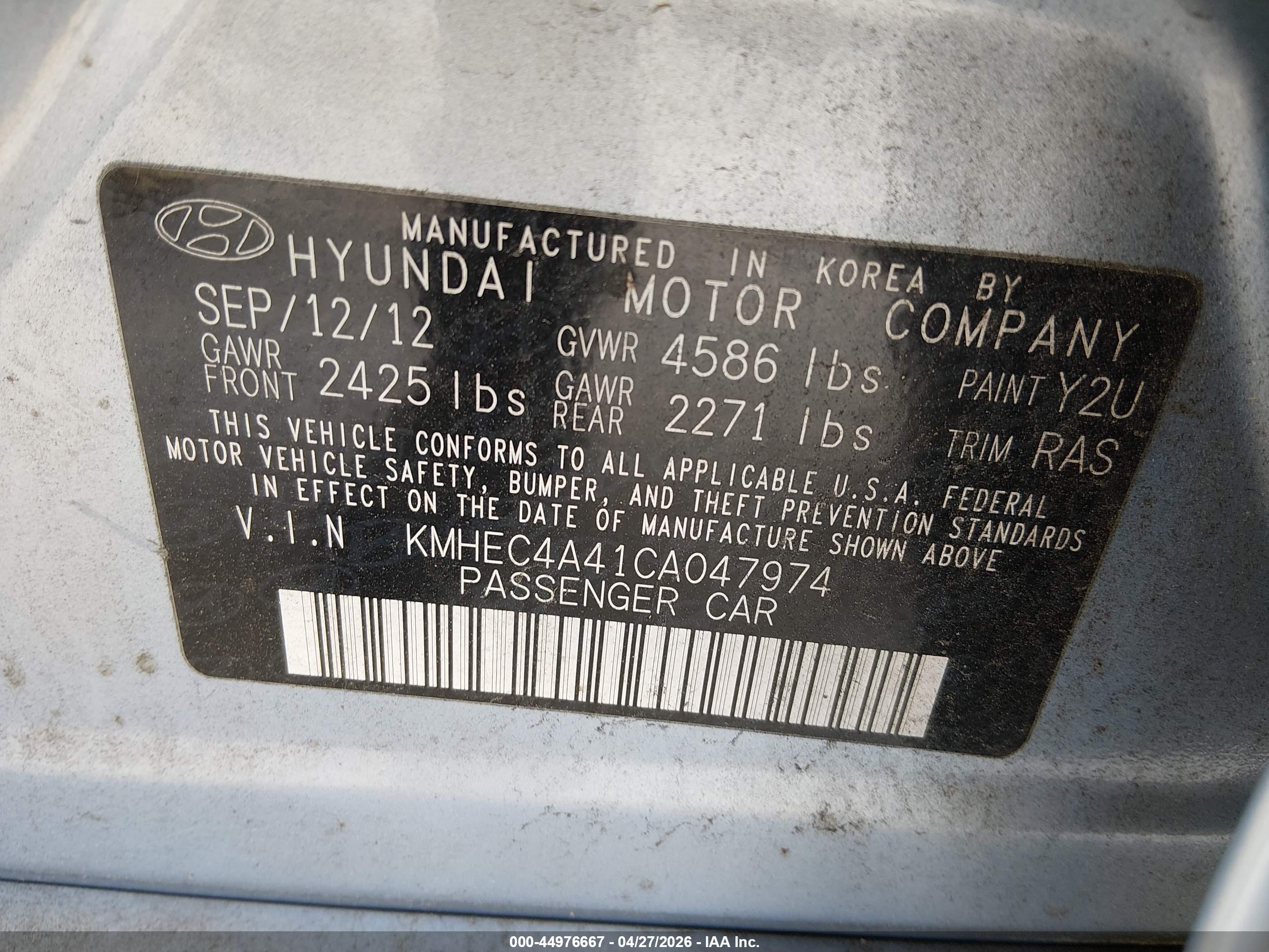HYUNDAI SONATA image 9
