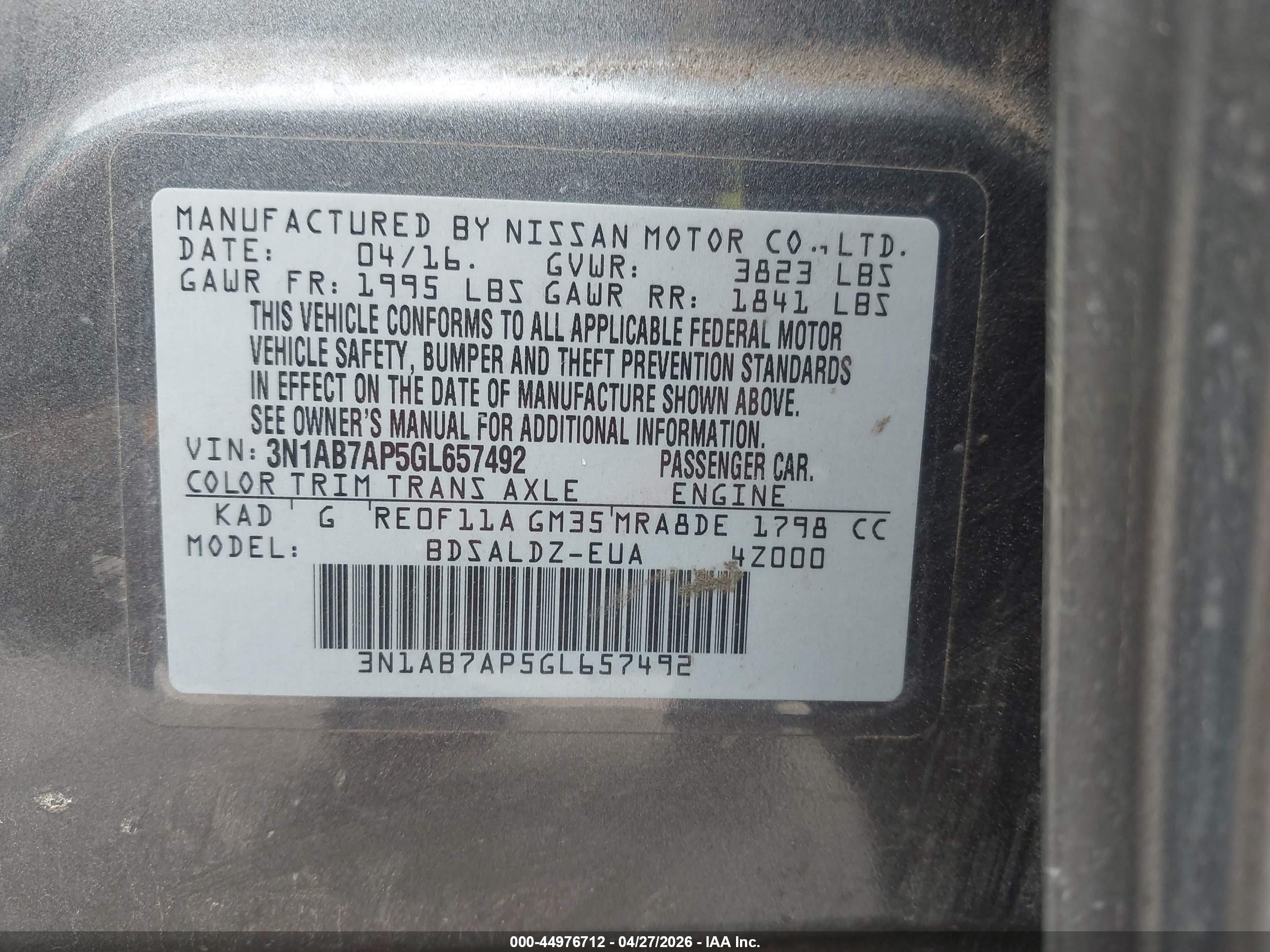 NISSAN SENTRA image 9