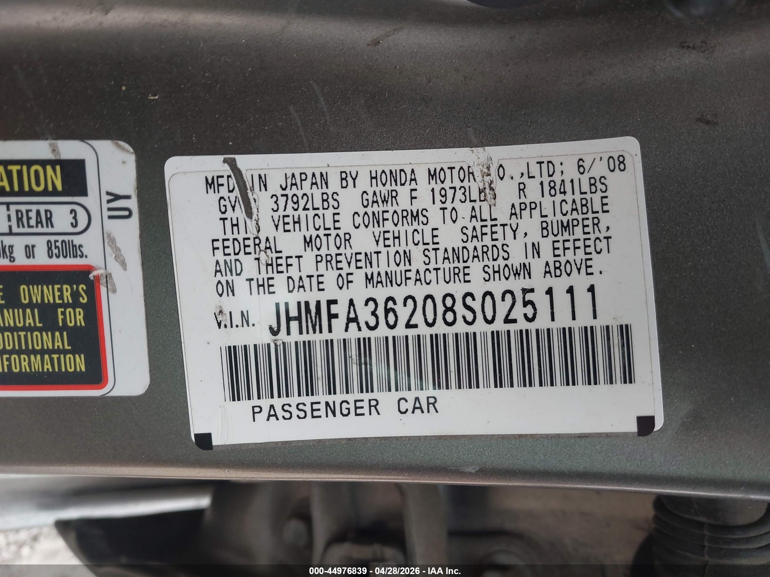 HONDA CIVIC image 9