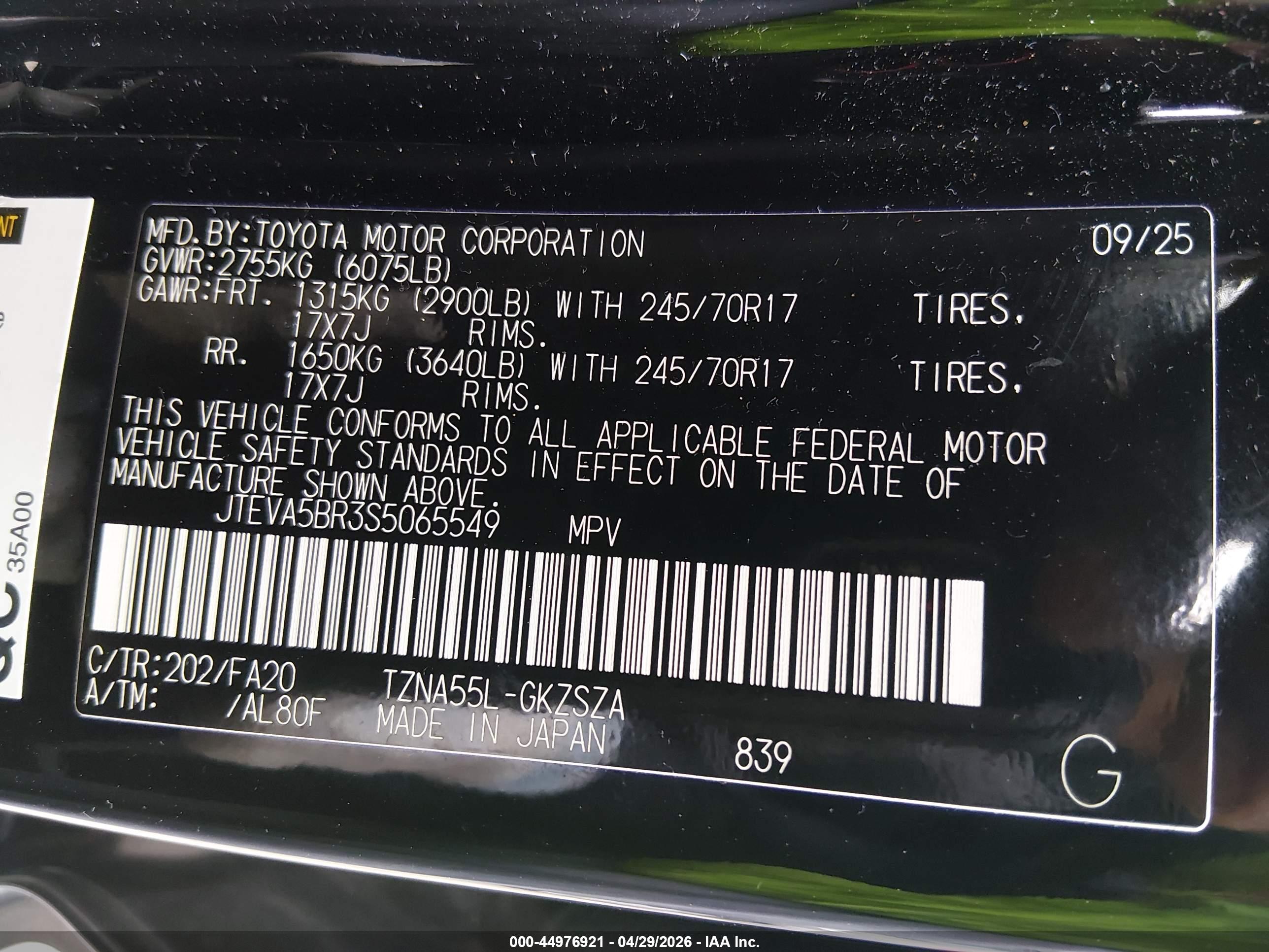 TOYOTA 4RUNNER image 9