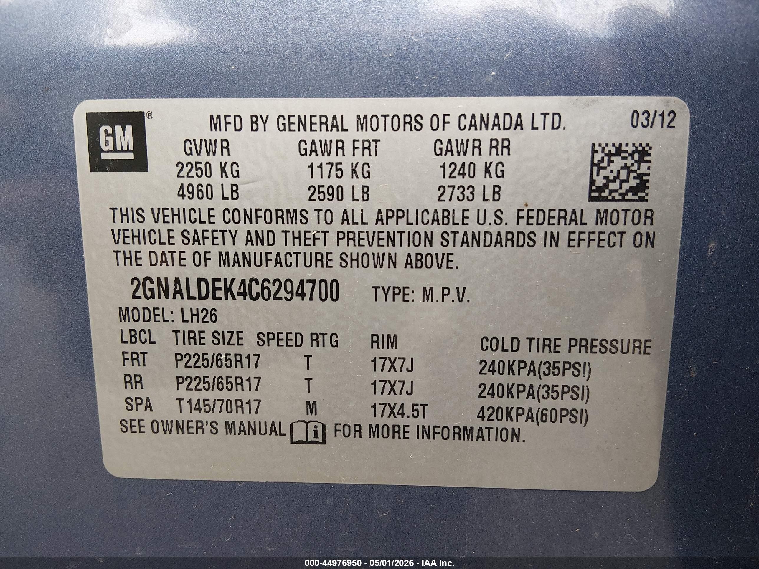 CHEVROLET EQUINOX image 9