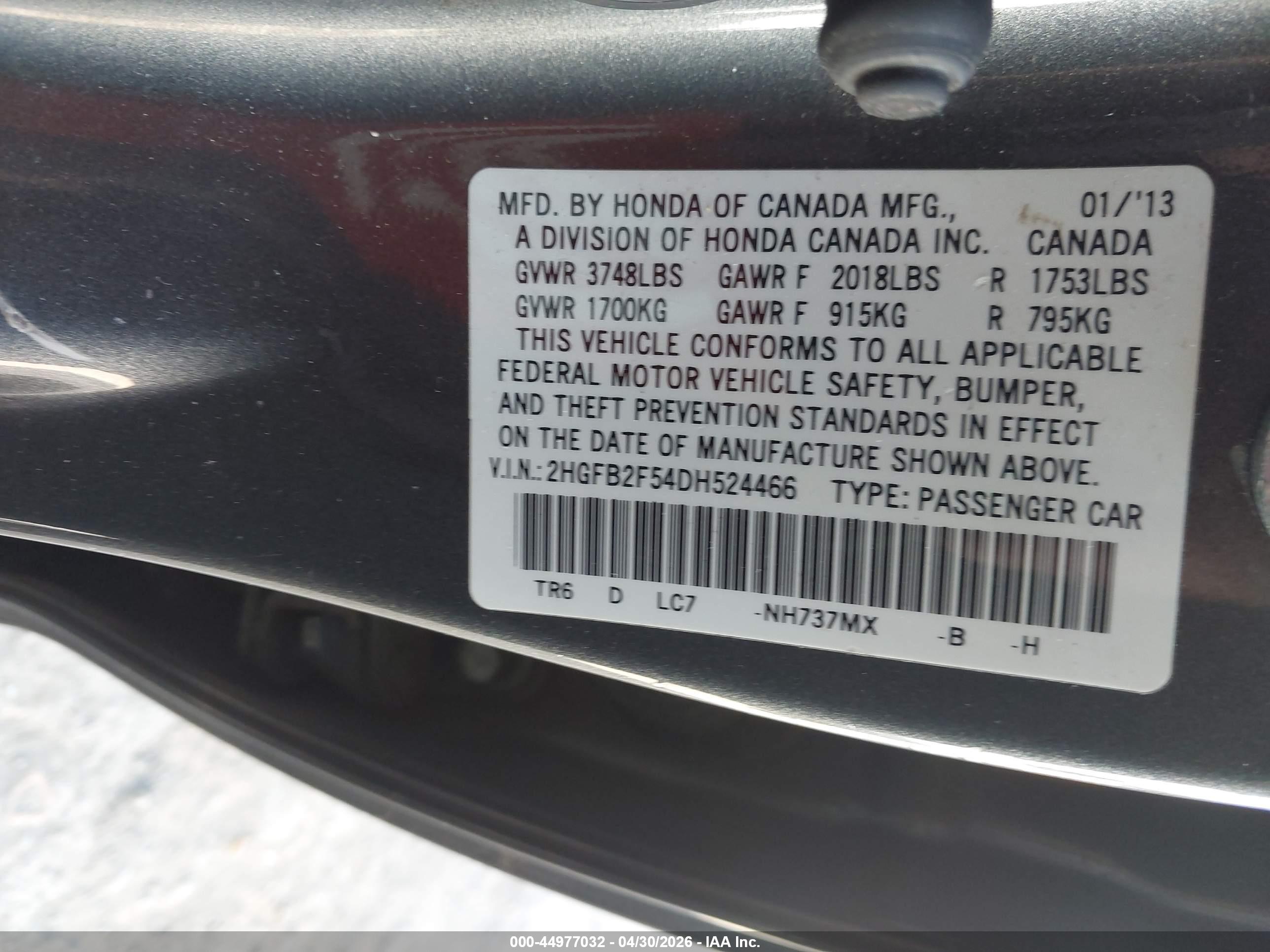 HONDA CIVIC image 9