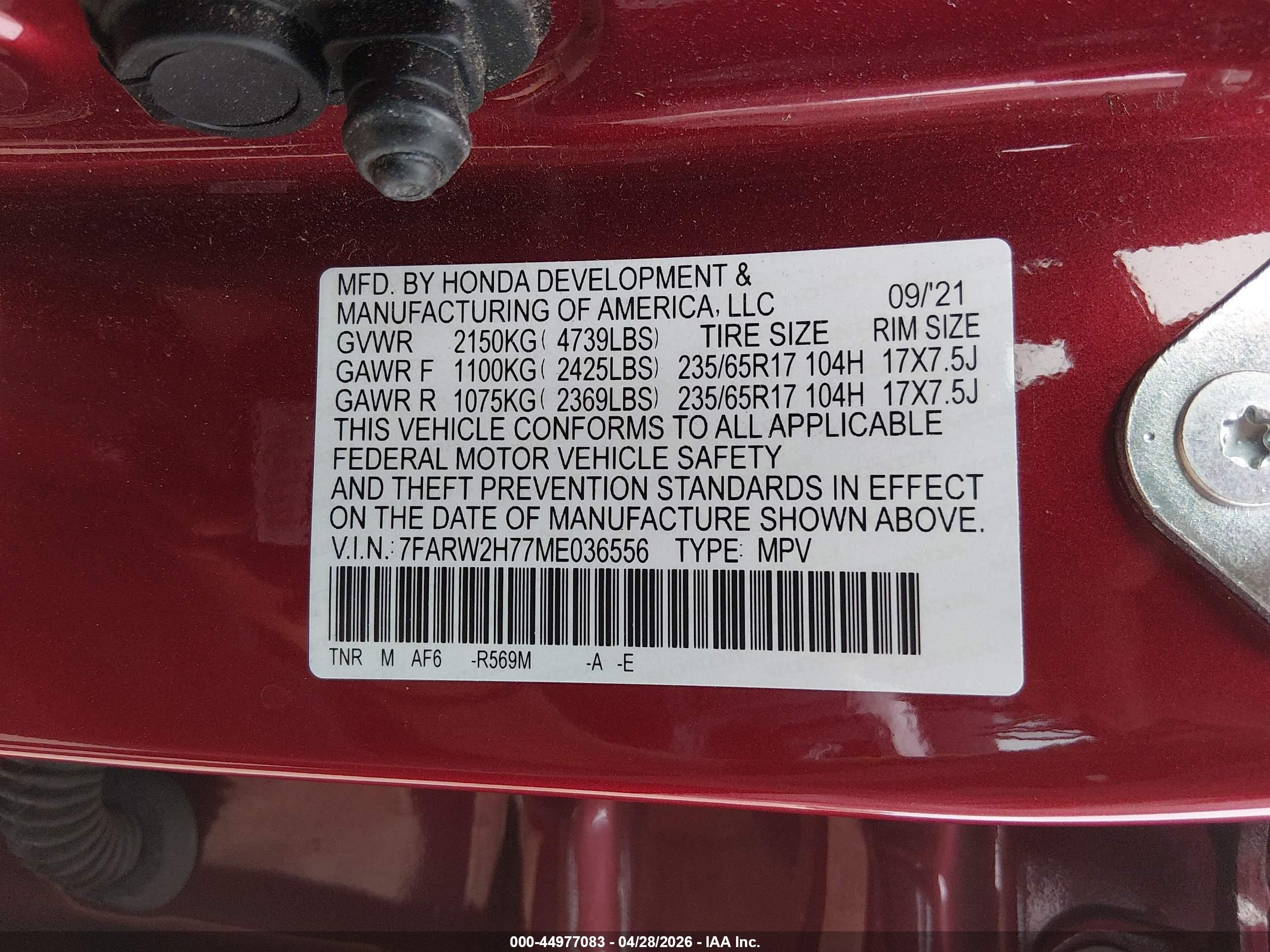 HONDA CR-V image 9