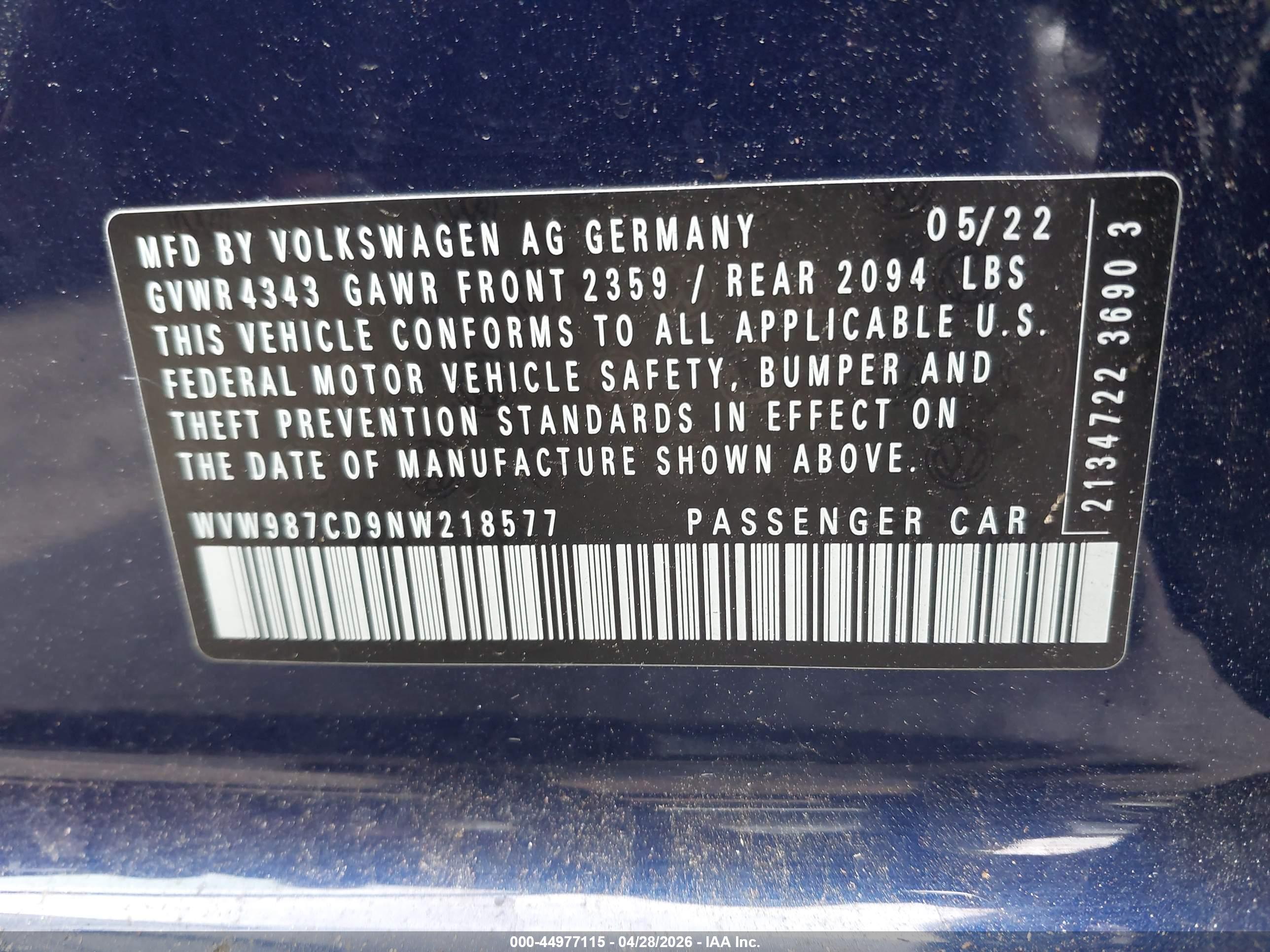 VOLKSWAGEN GOLF image 9