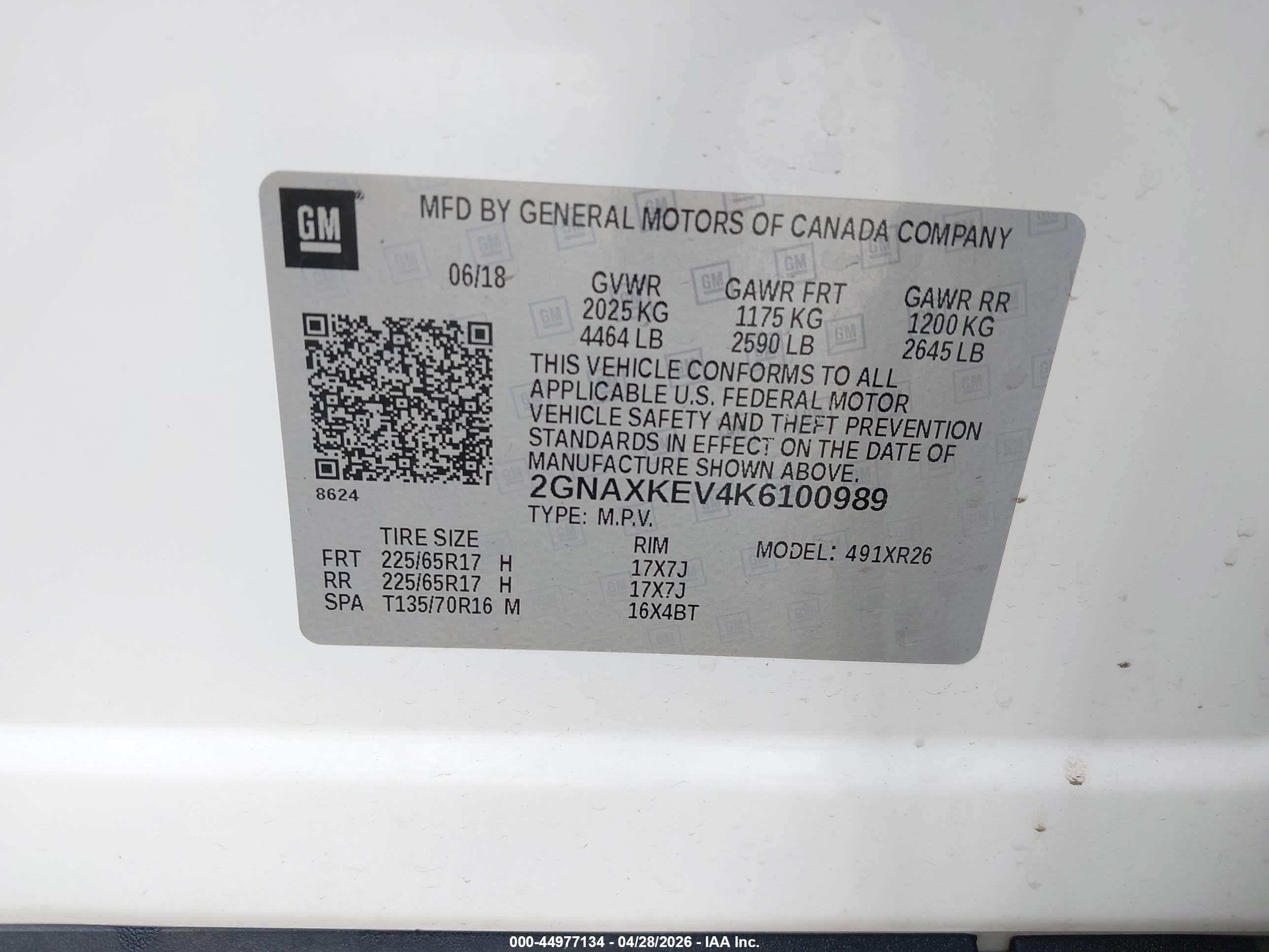 CHEVROLET EQUINOX image 9