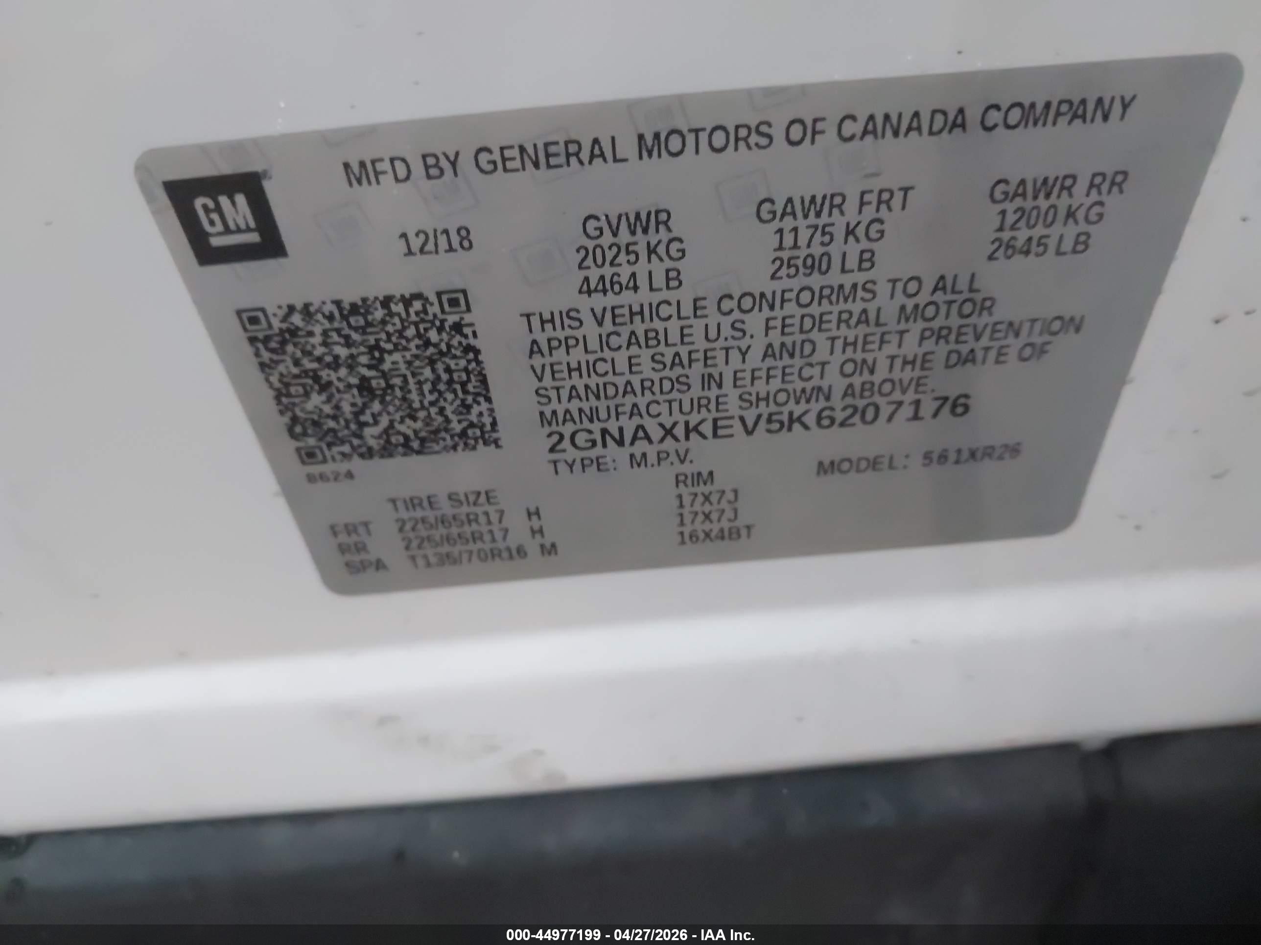 CHEVROLET EQUINOX image 9