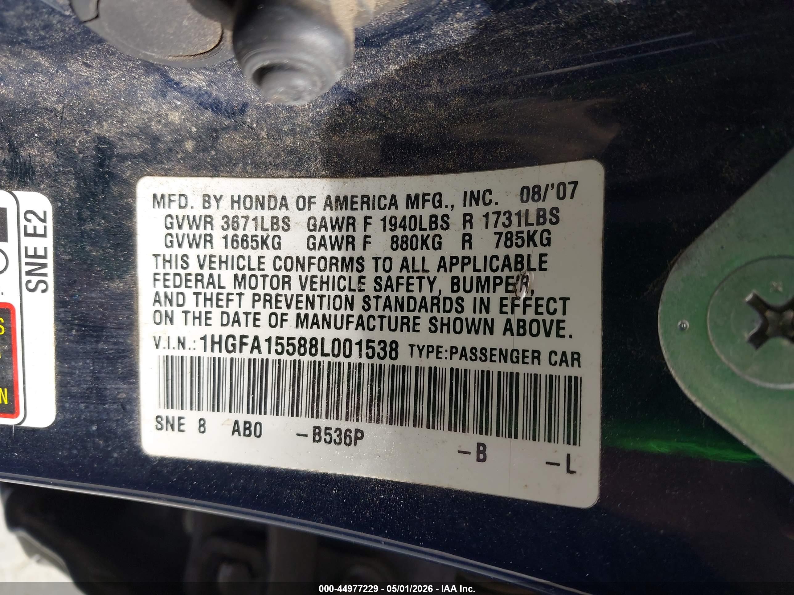 HONDA CIVIC image 9