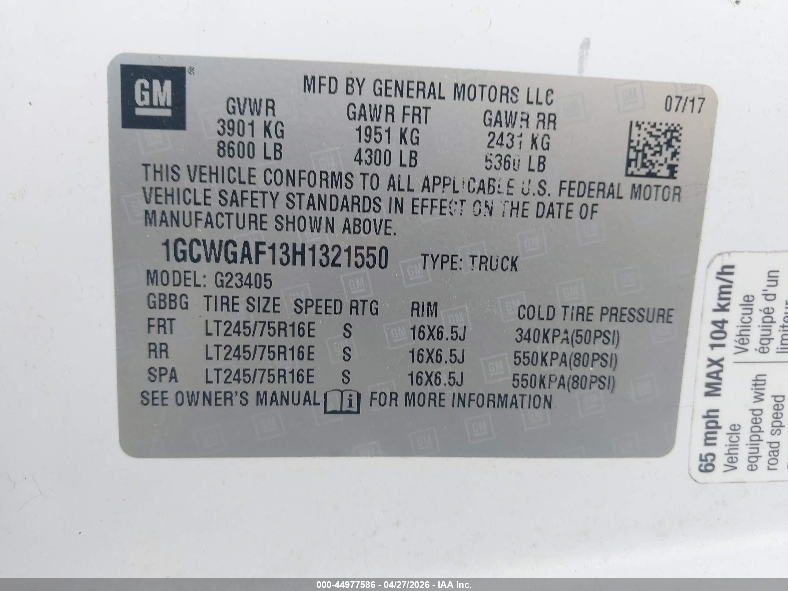 CHEVROLET EXPRESS image 9