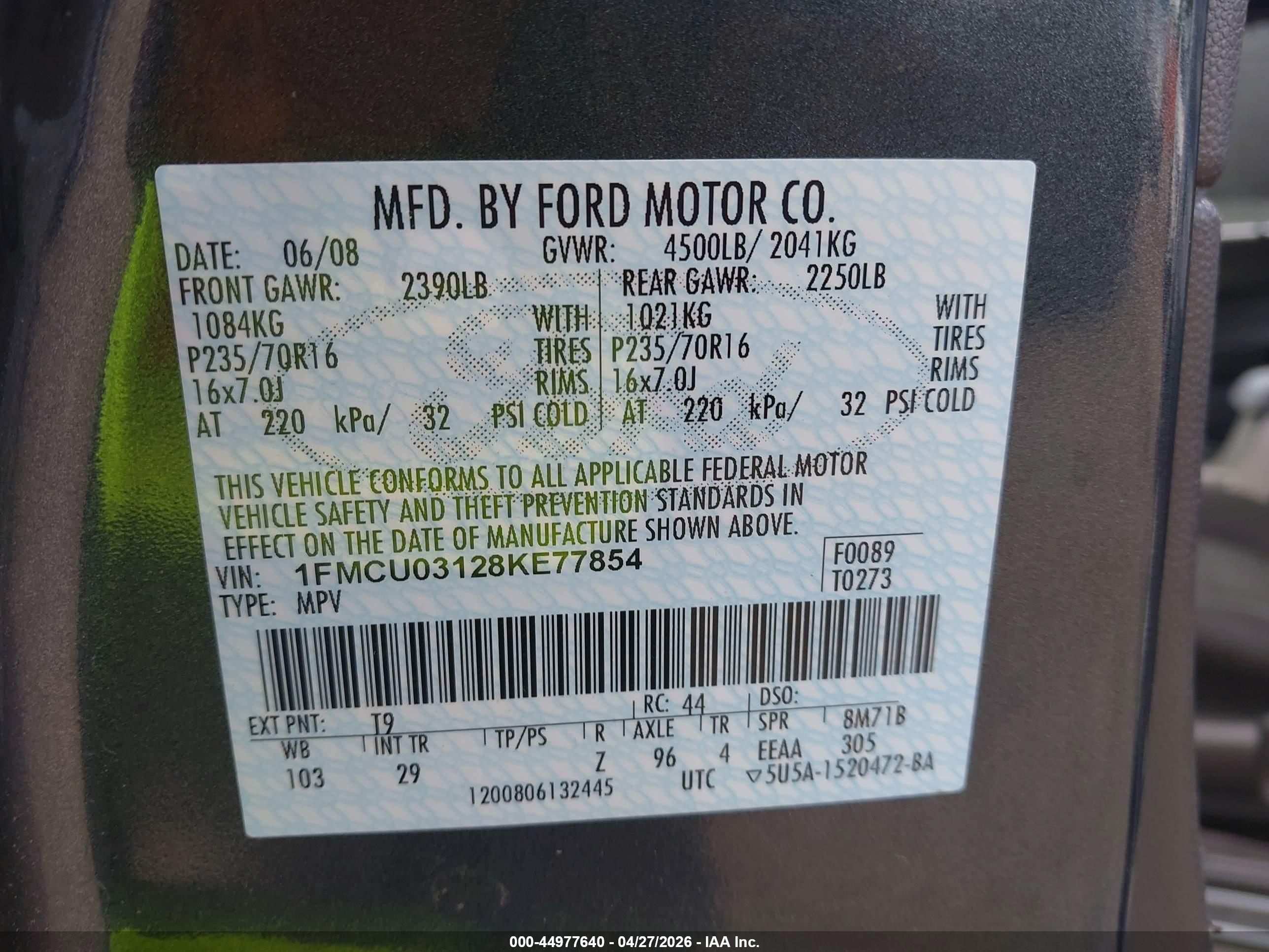FORD ESCAPE image 9