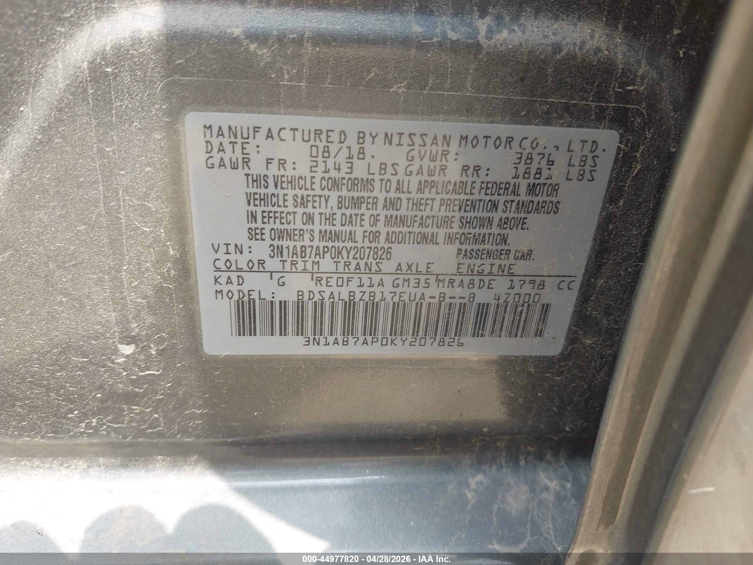 NISSAN SENTRA image 9