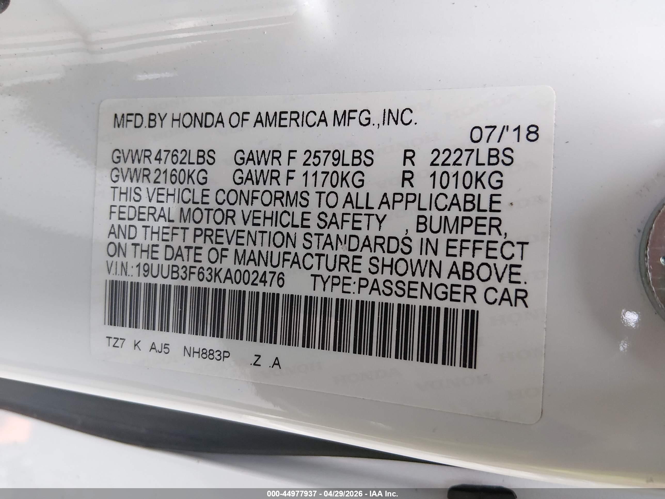 ACURA TLX image 9