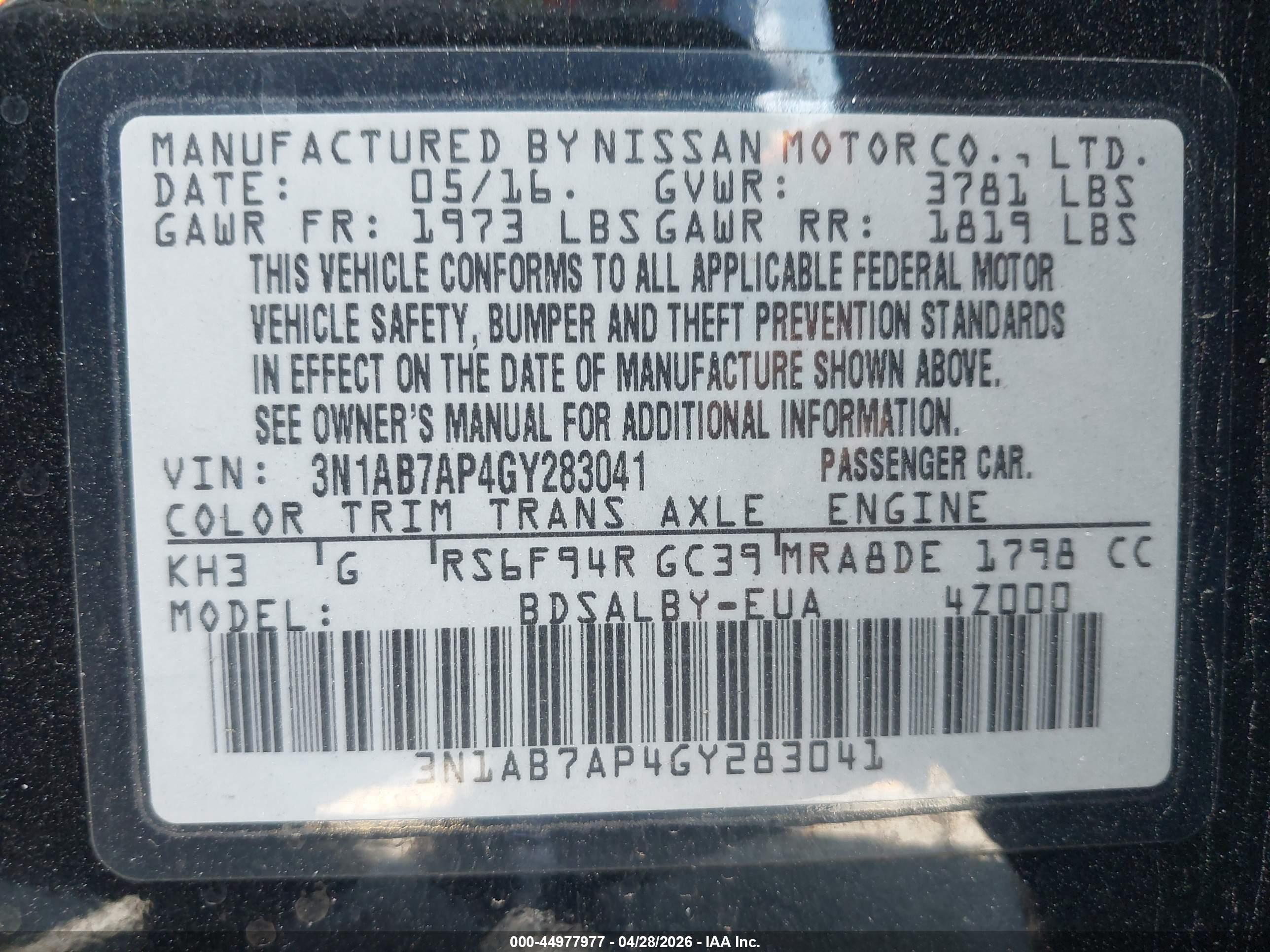 NISSAN SENTRA image 9