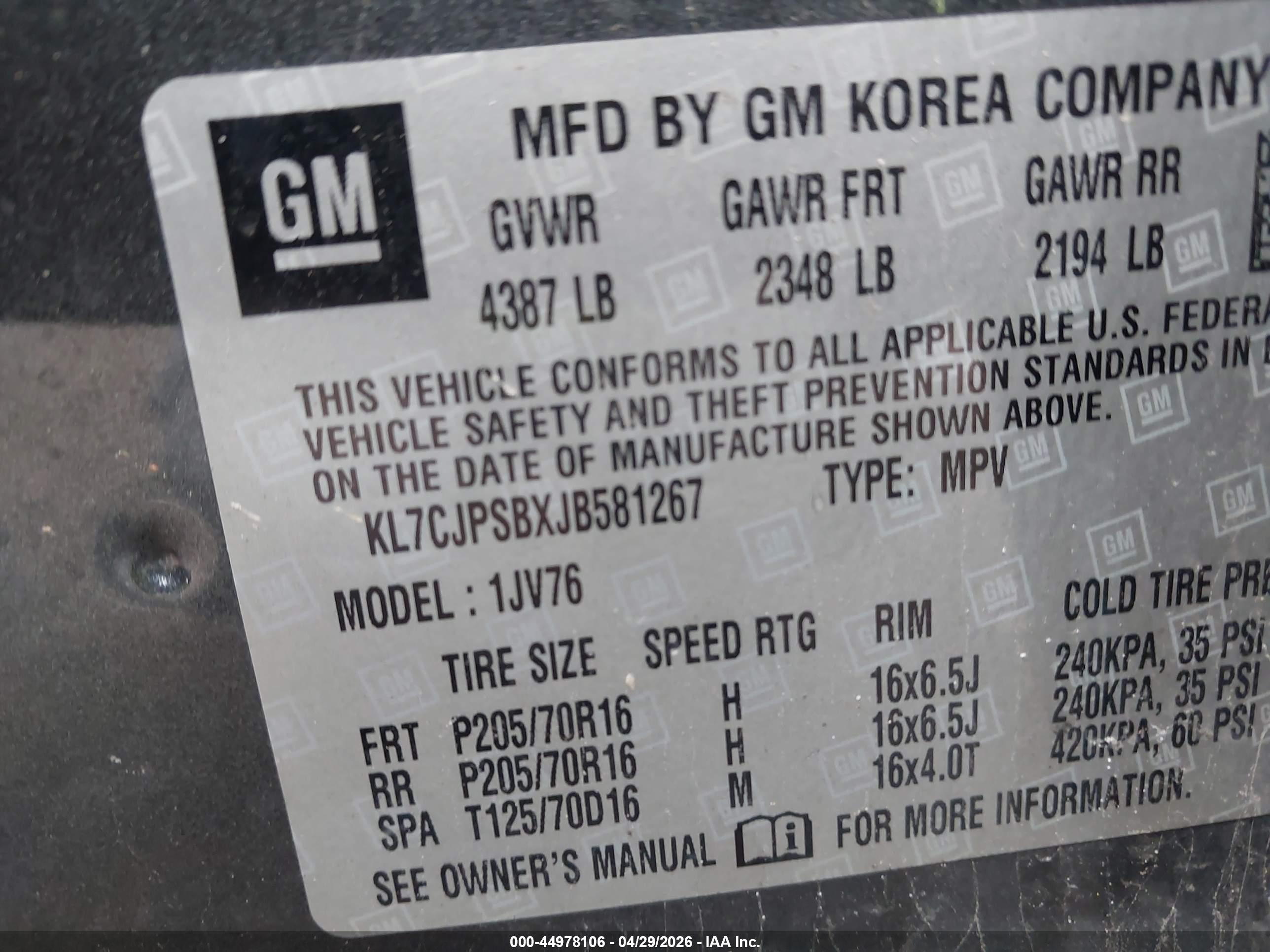 CHEVROLET TRAX image 9