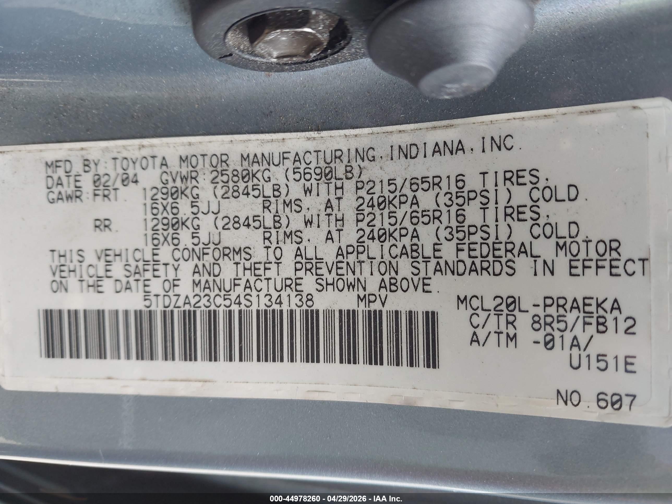 TOYOTA SIENNA image 9