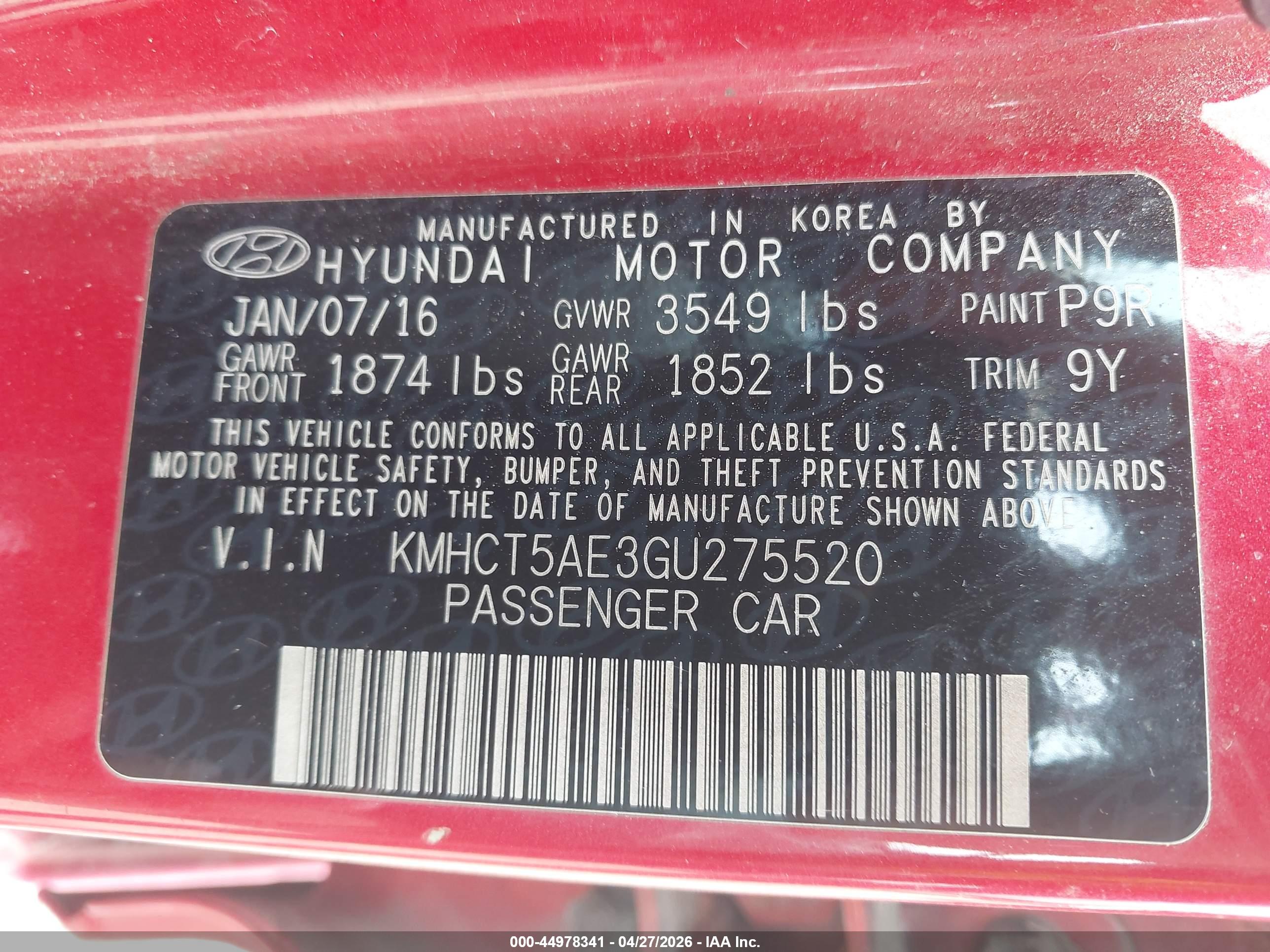 HYUNDAI ACCENT image 9