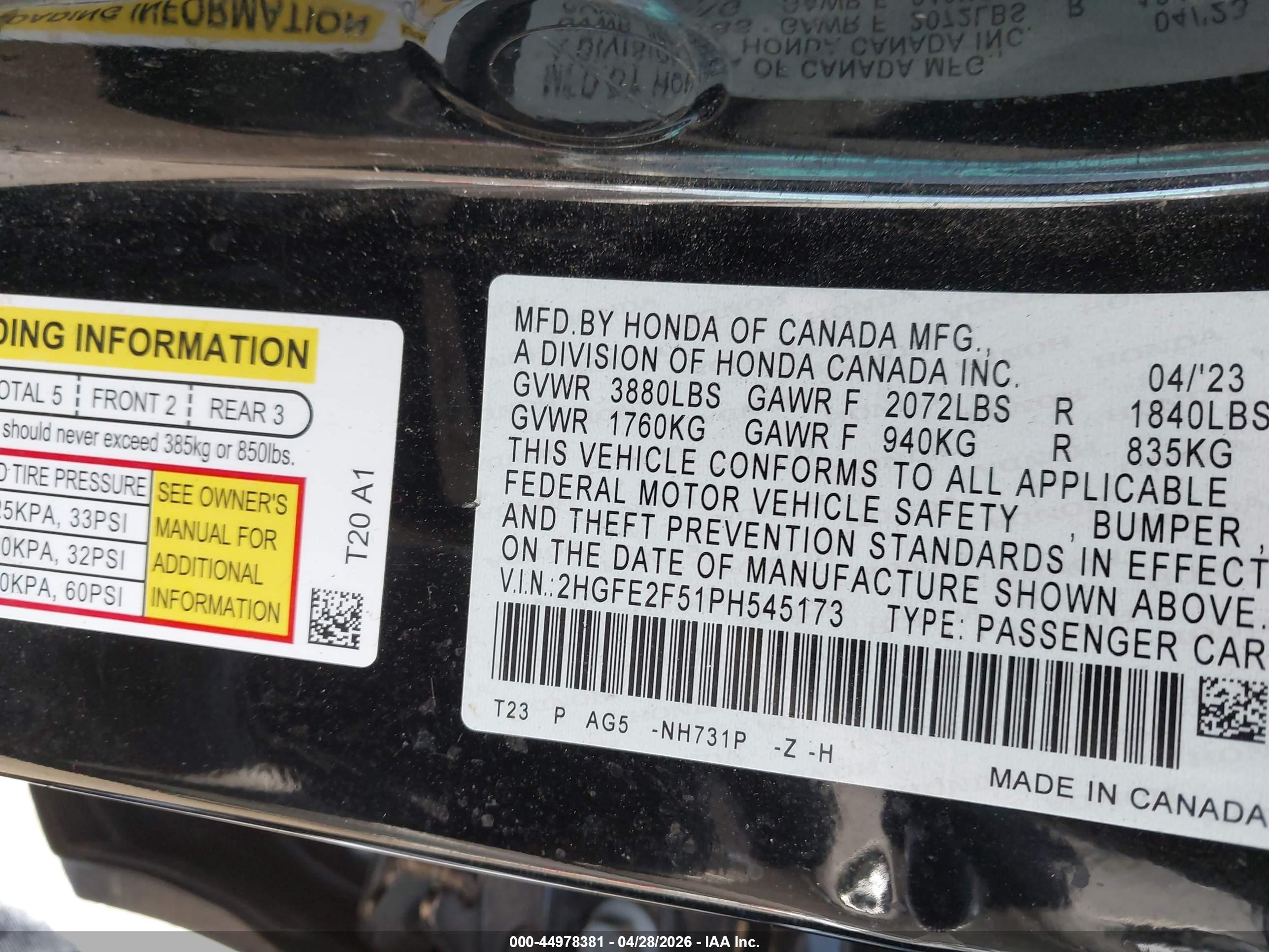 HONDA CIVIC image 9