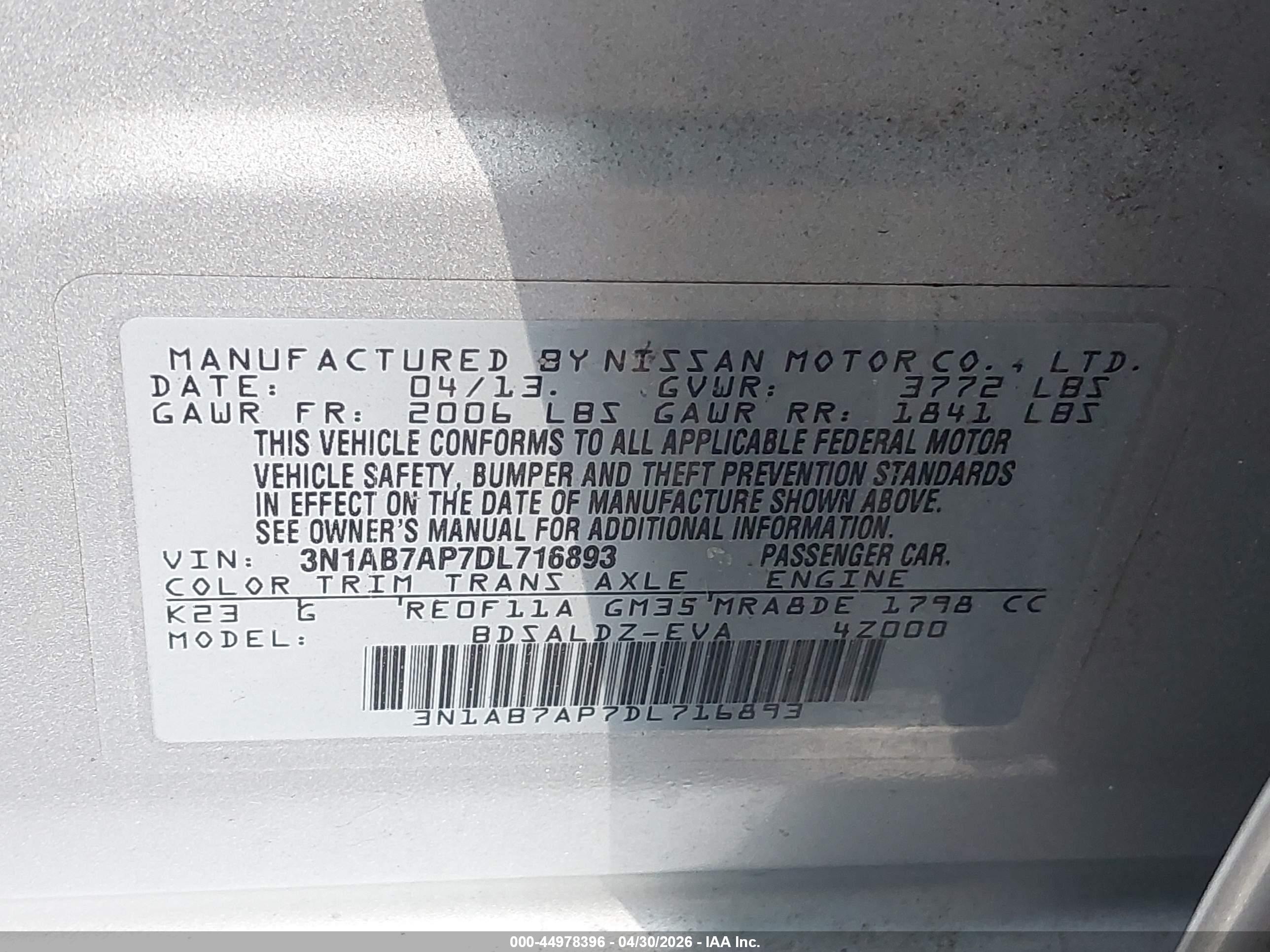 NISSAN SENTRA image 9
