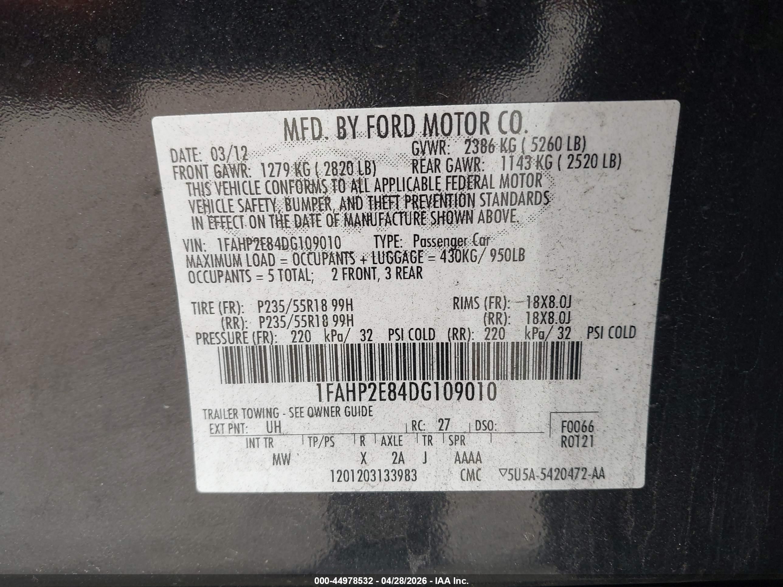 FORD TAURUS image 9