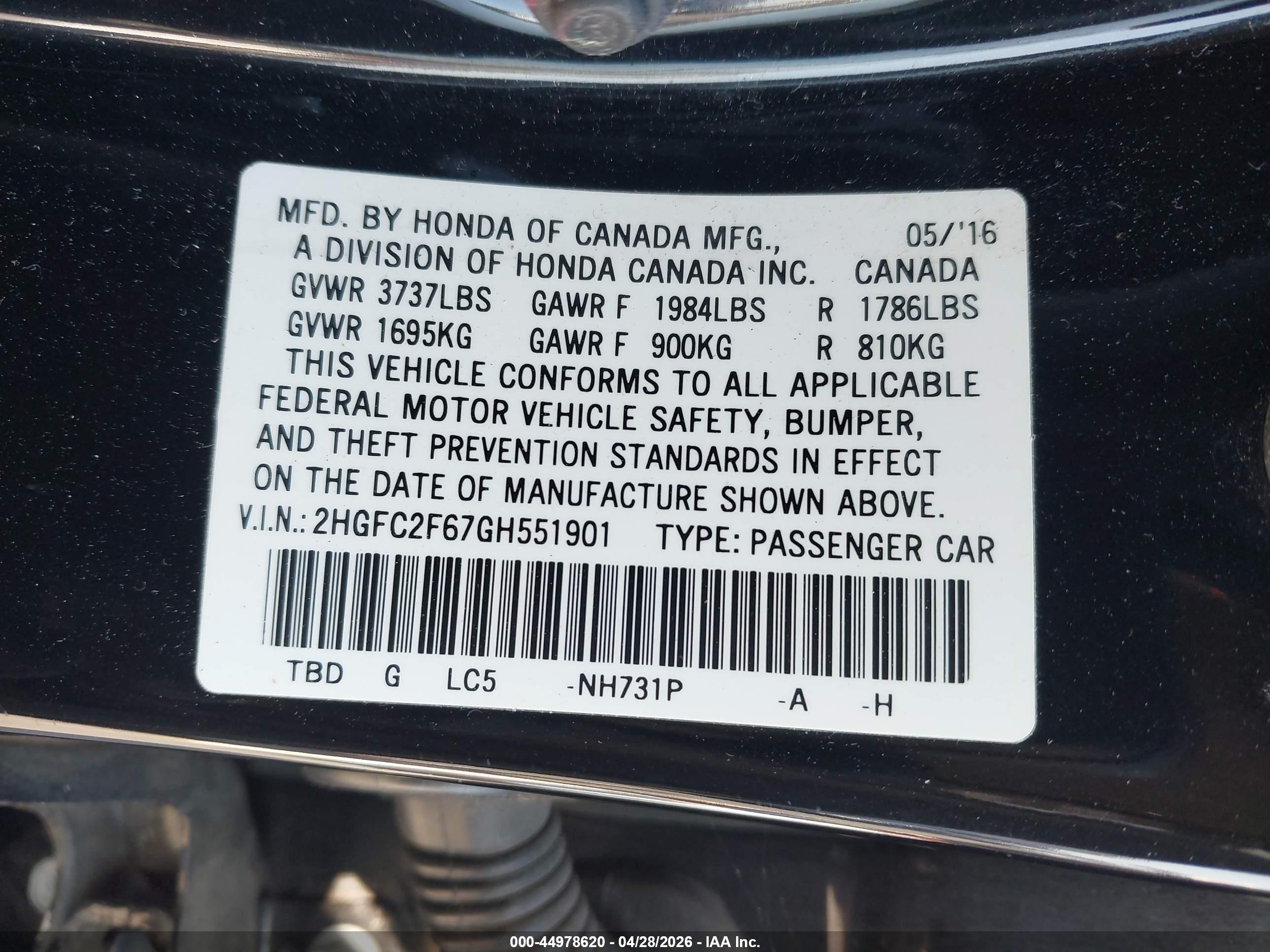 HONDA CIVIC image 9