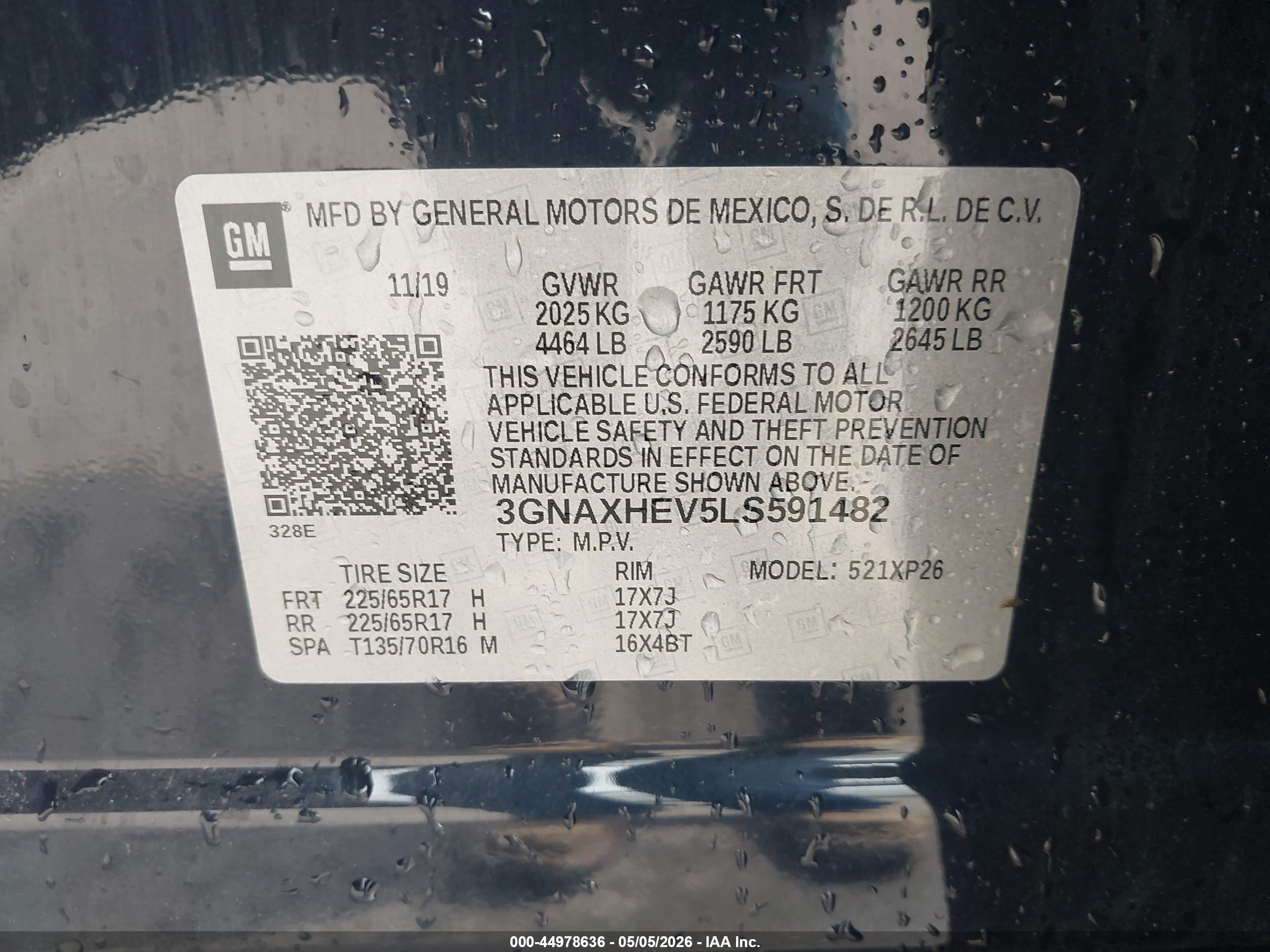 CHEVROLET EQUINOX image 9
