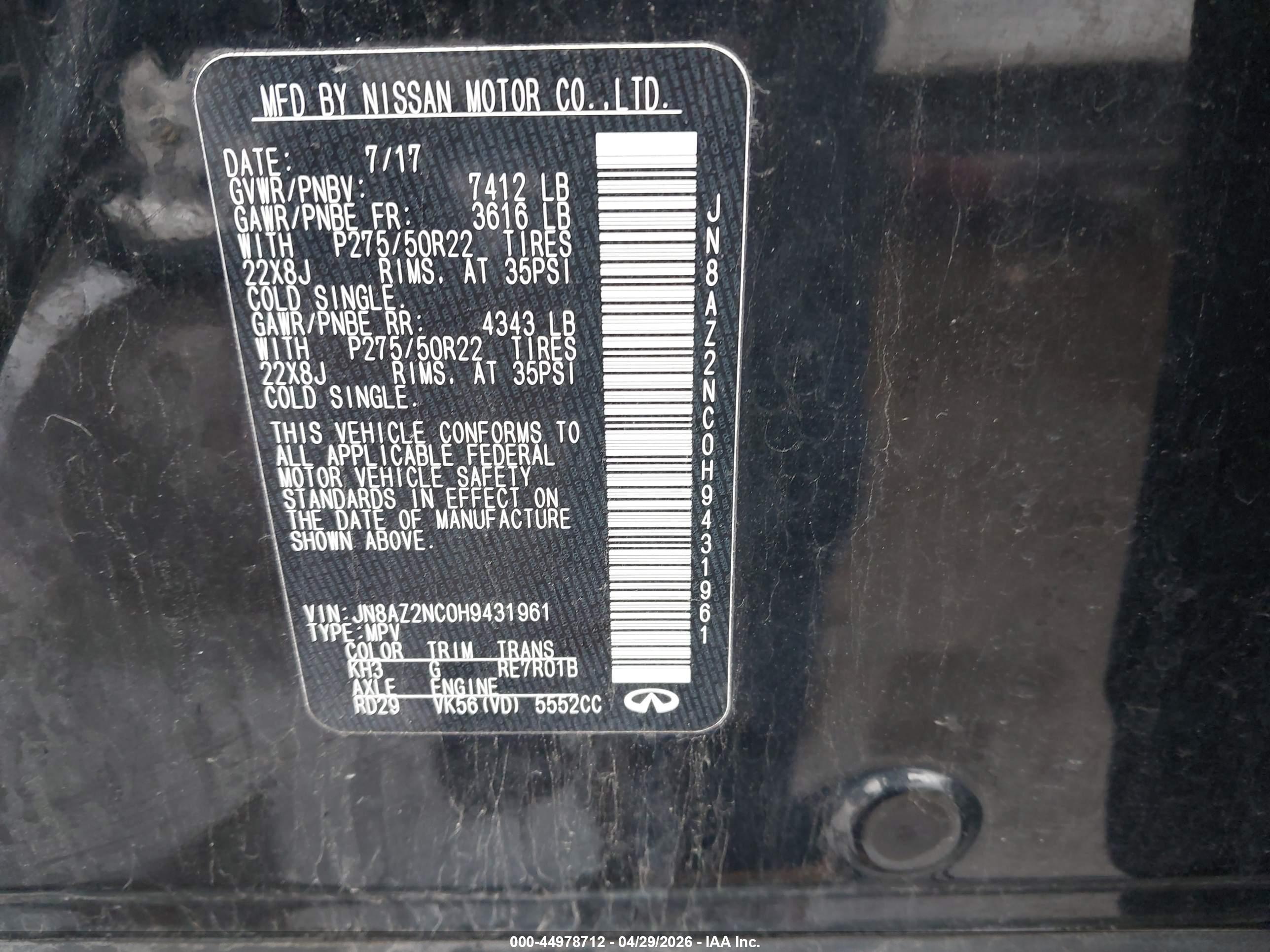 INFINITI QX80 image 9