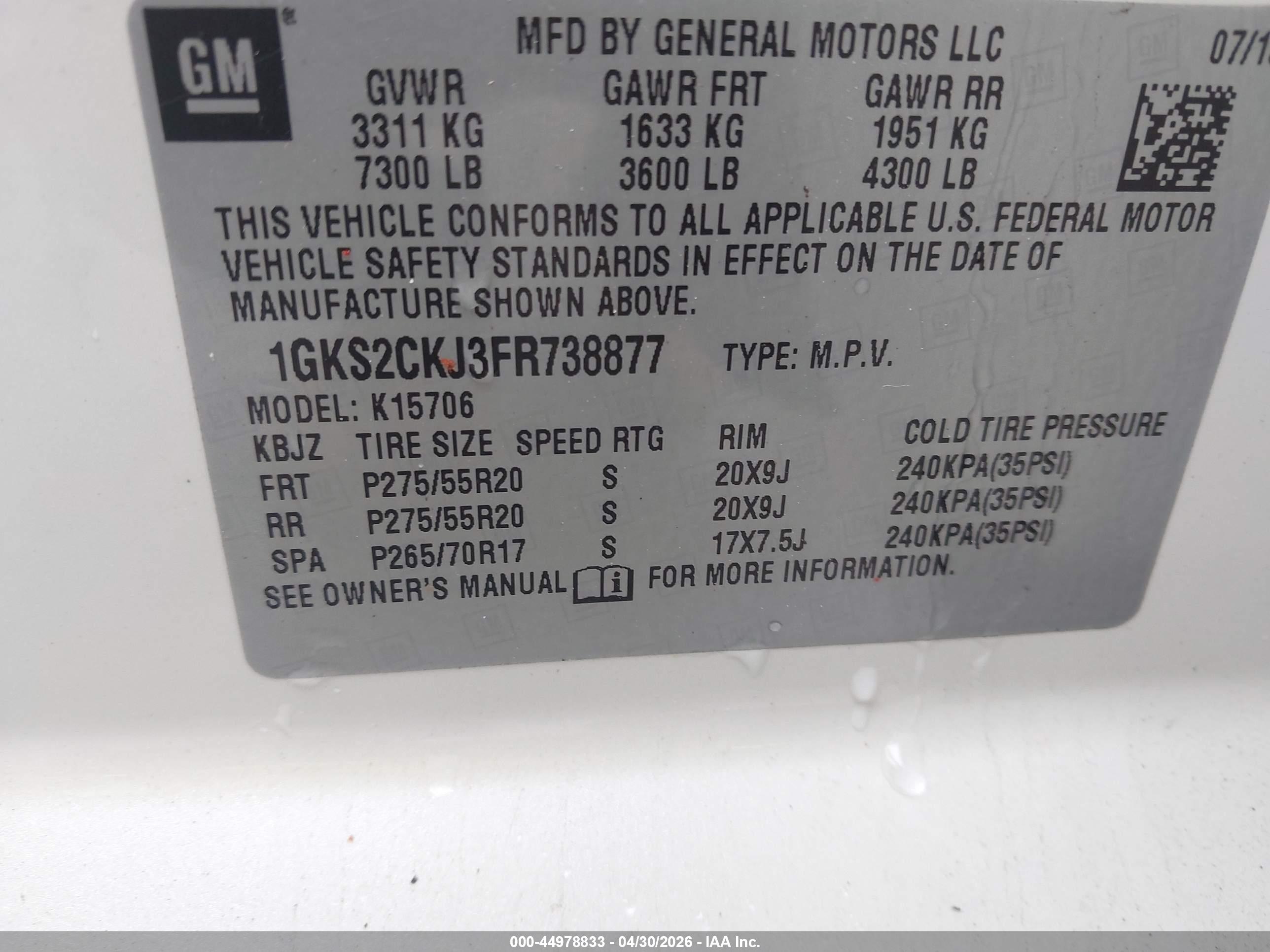 GMC YUKON image 9