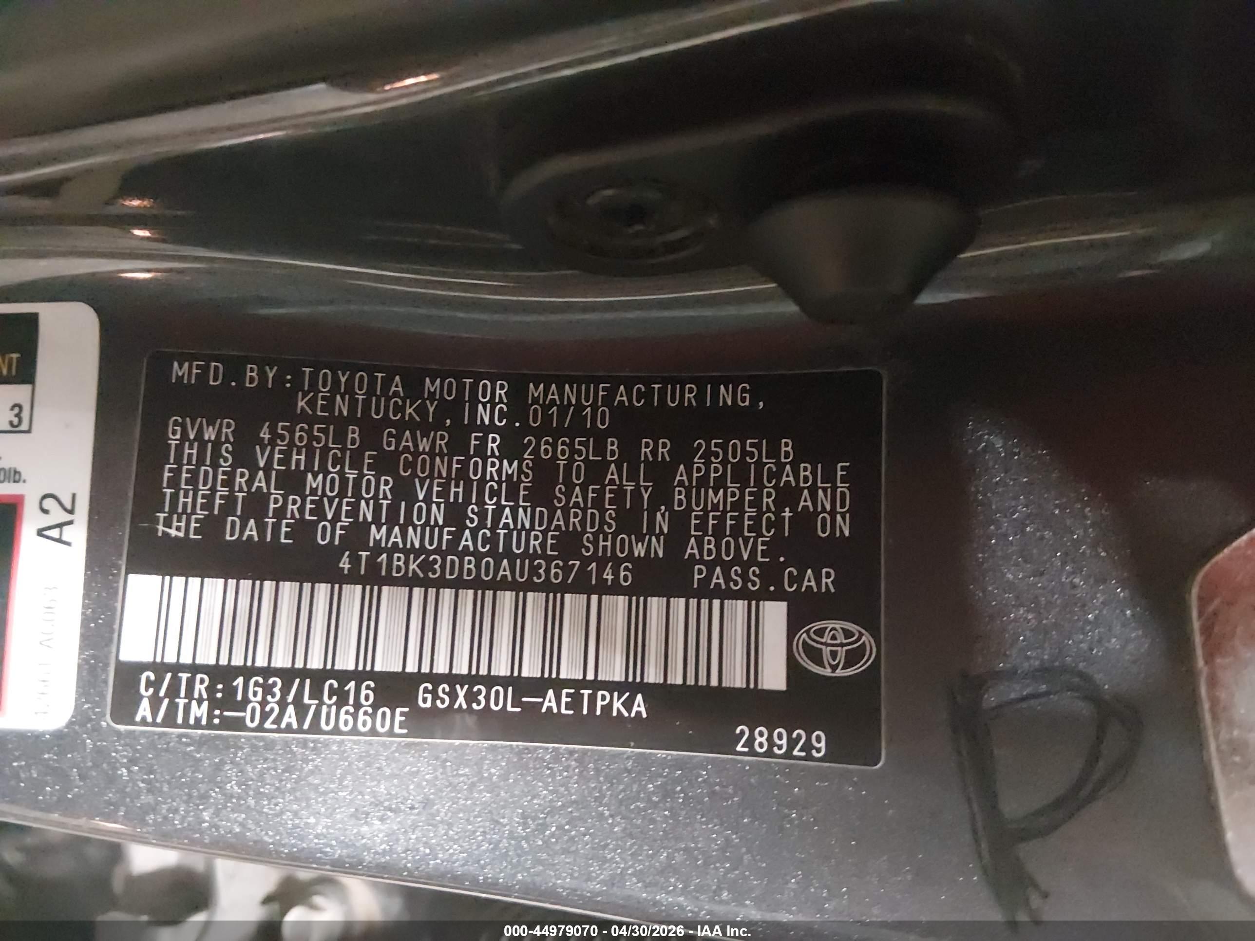 TOYOTA AVALON image 9