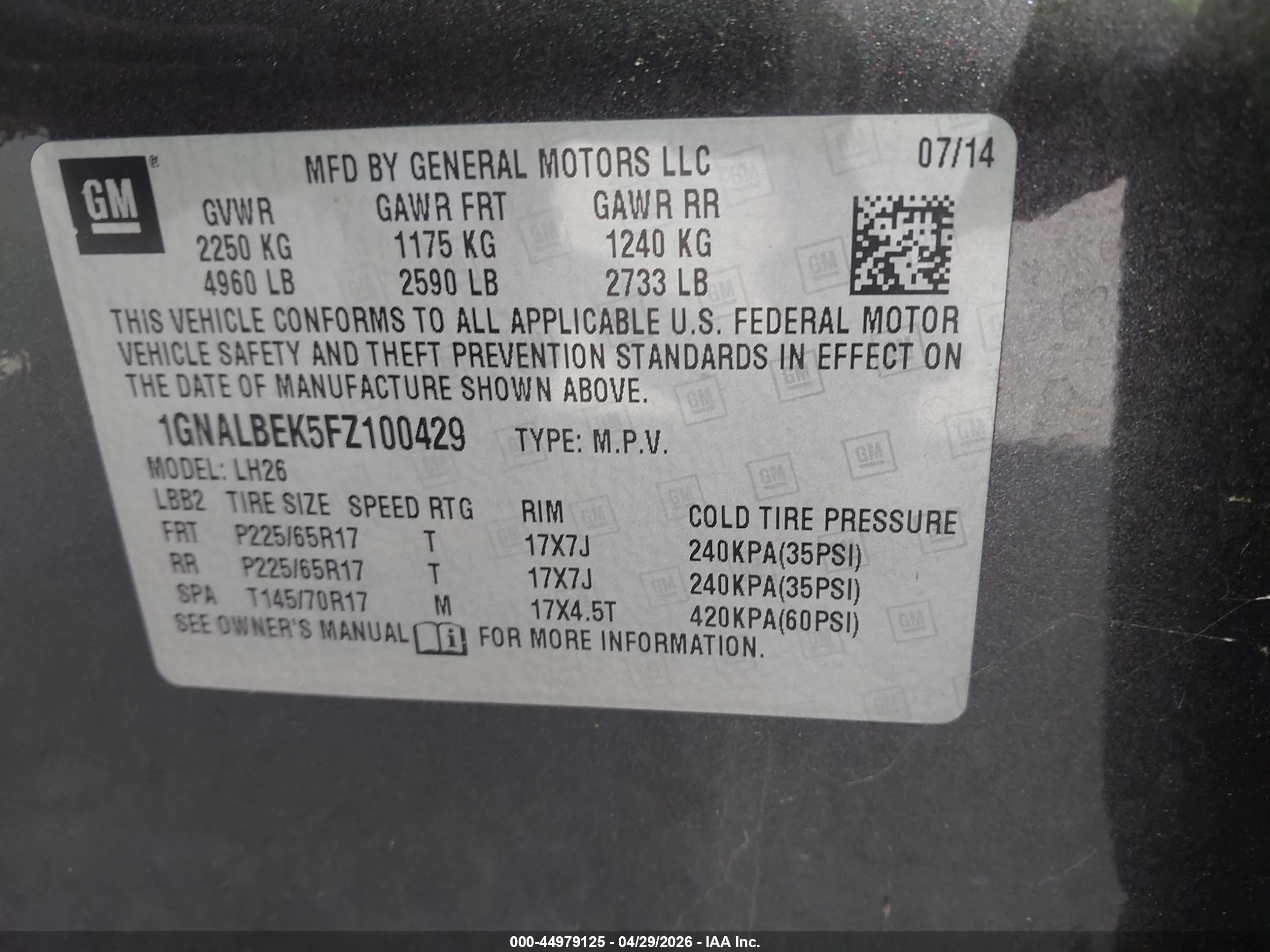 CHEVROLET EQUINOX image 9