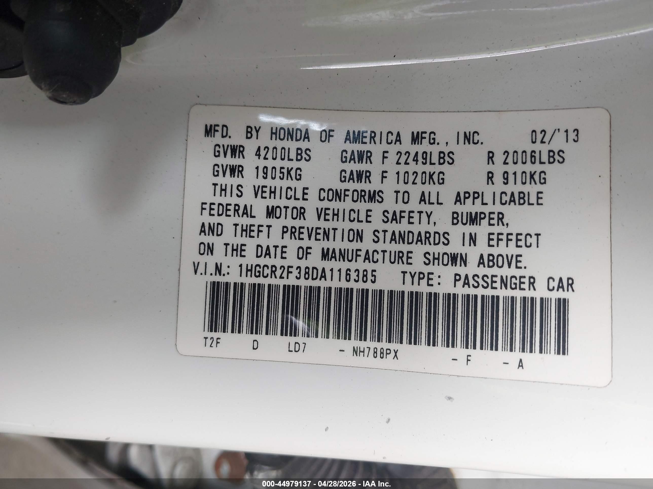 HONDA ACCORD image 9